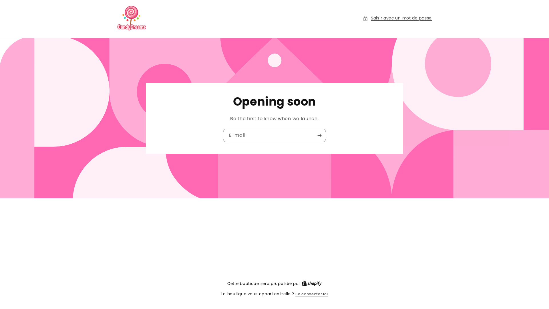 website screenshot of https://candydreamz.fr/