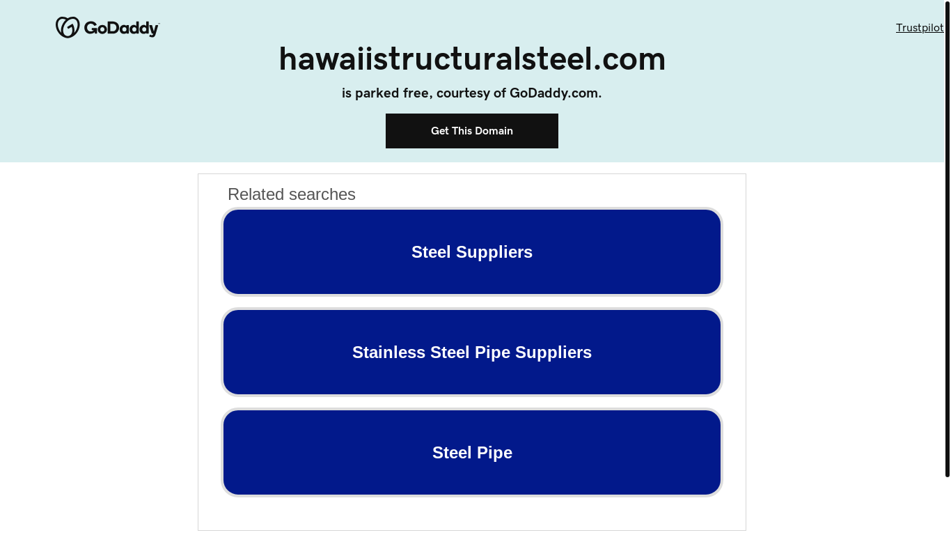 website screenshot of https://hawaiistructuralsteel.com/