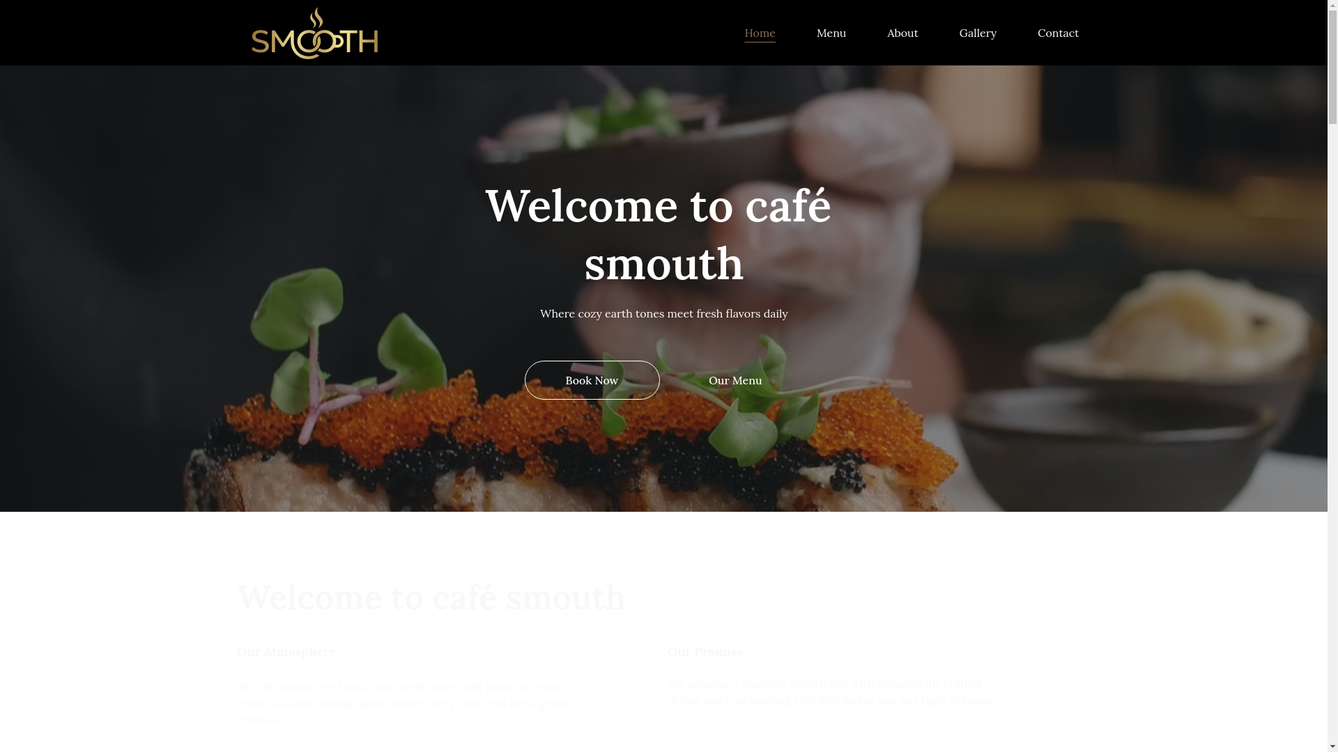 website screenshot of https://cafesmooth.shop/