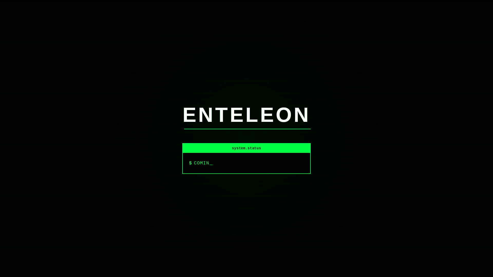 website screenshot of https://enteleon.pages.dev/