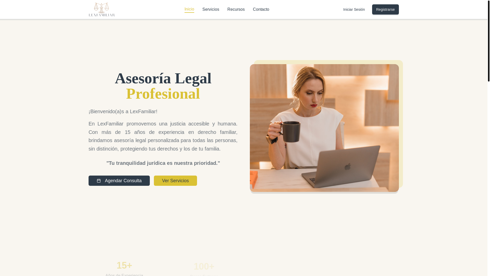 website screenshot of https://lexfamiliar.shop/