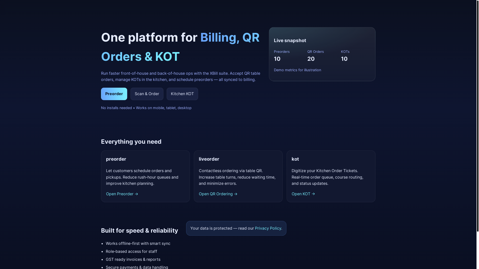 website screenshot of https://xbillwebsite.pages.dev/
