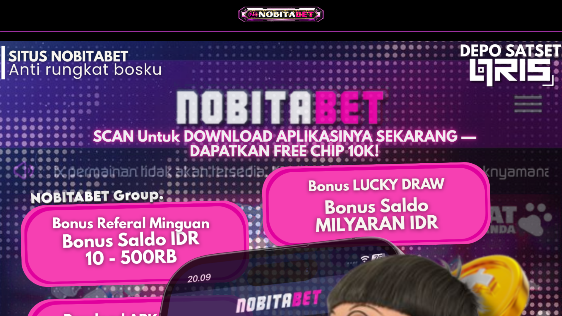 website screenshot of https://ketikah-kekalahanadalah-mitos.pages.dev/