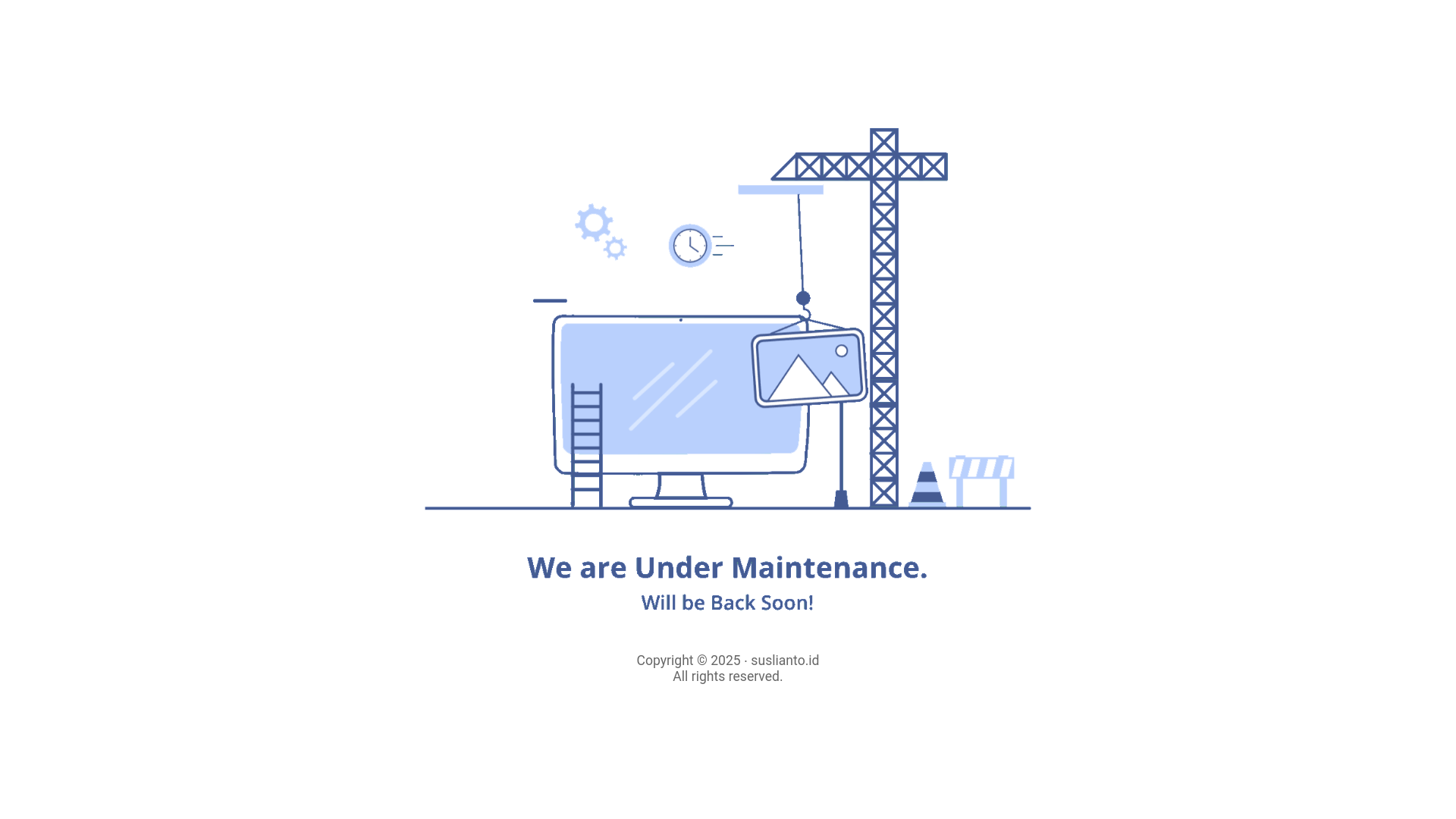 website screenshot of https://suslianto.id/