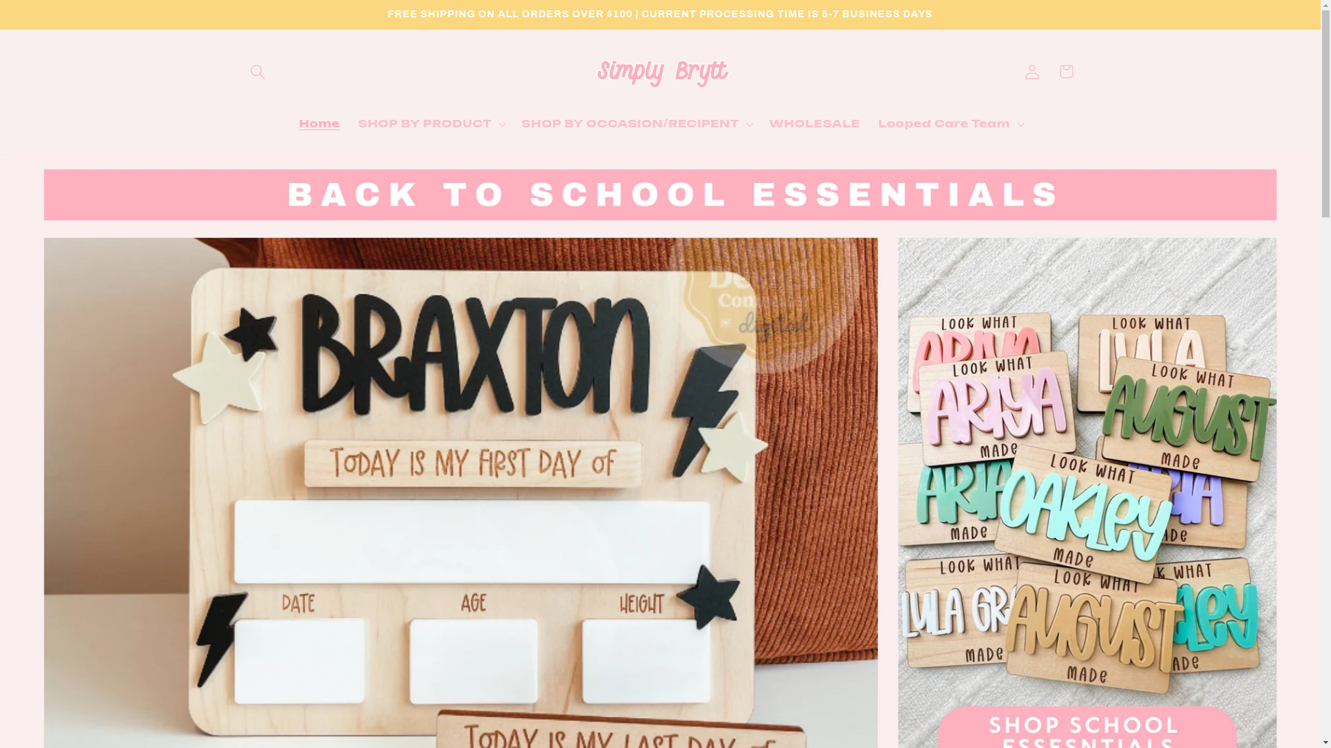 website screenshot of https://simplybrytt.com/