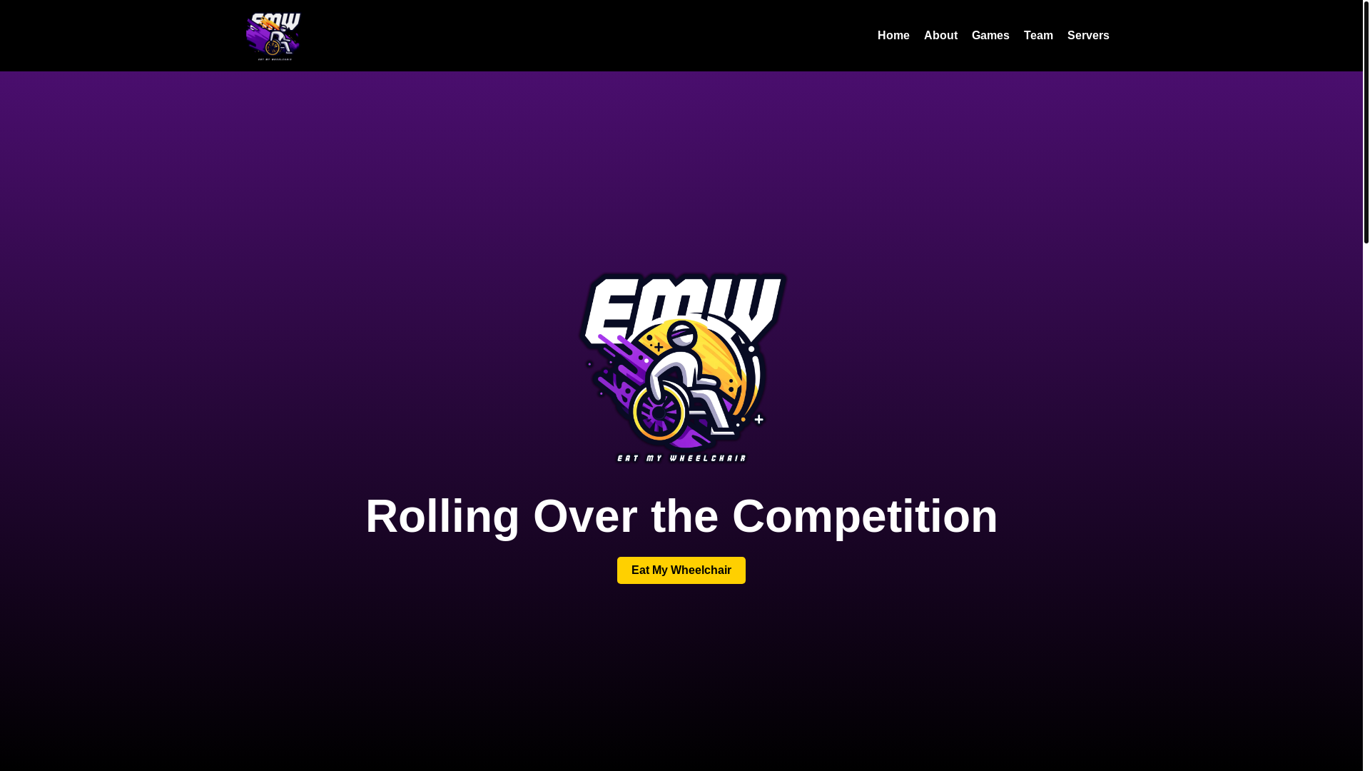 website screenshot of https://eat-my-wheelchair.co.uk/