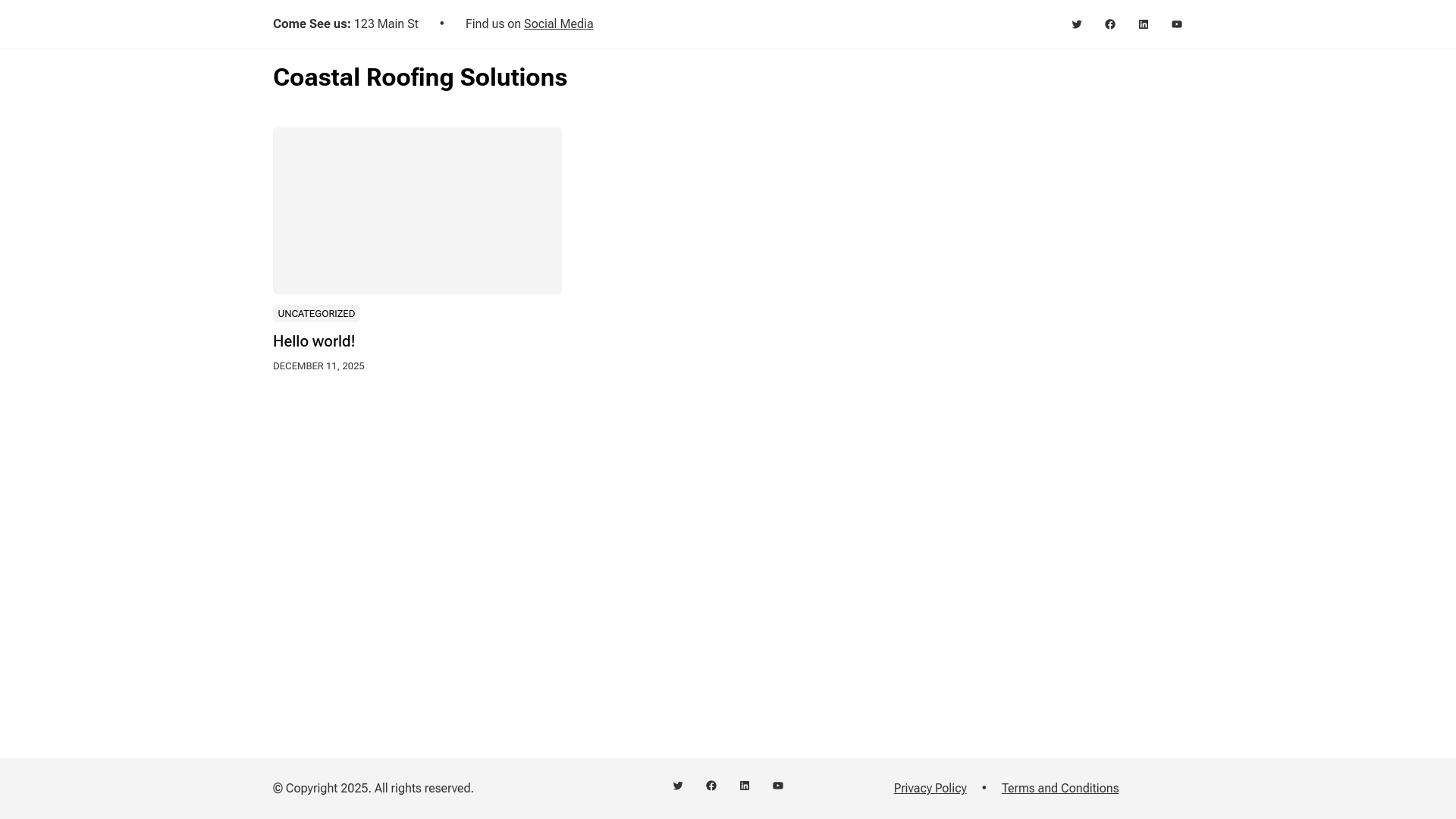 website screenshot of https://coastalroofingtallahassee.com/