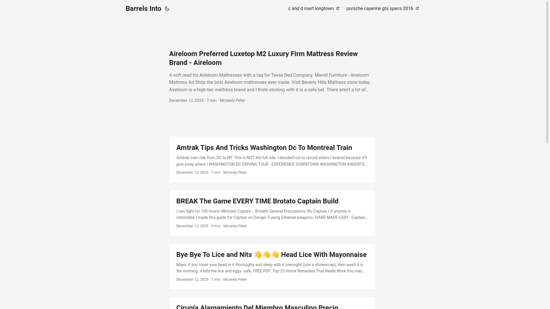 website screenshot of https://barrelsinto.pages.dev/