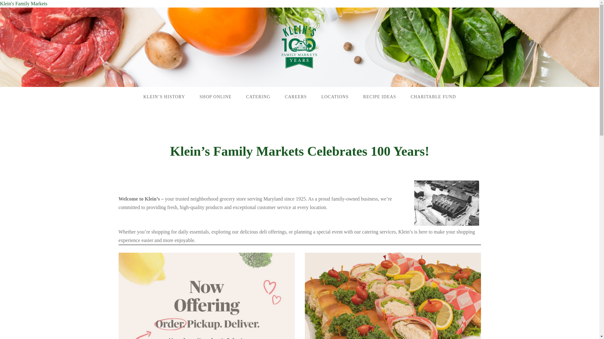 website screenshot of http://kleinsshoprite.net/