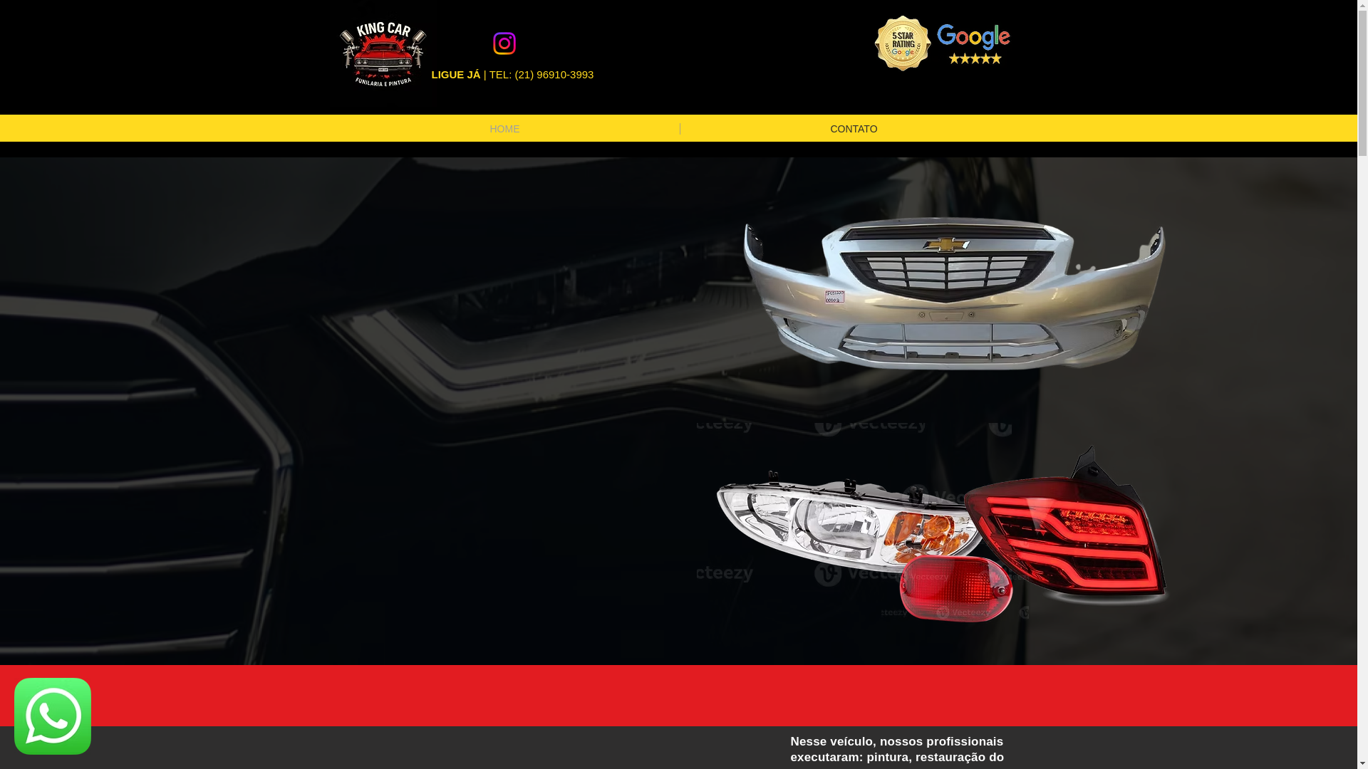 website screenshot of https://kingcarfunilaria.com/