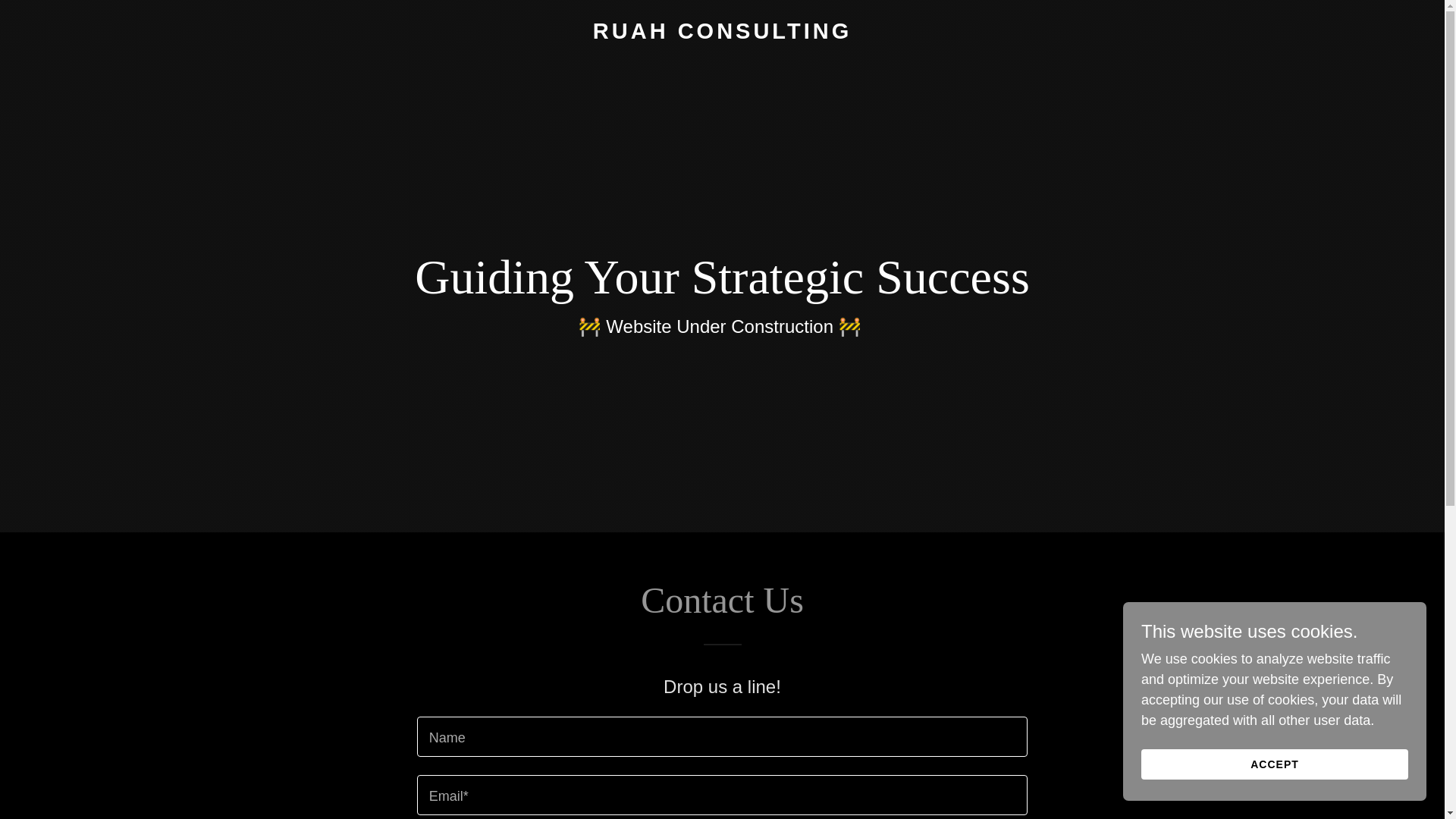 website screenshot of https://ruahconsulting.net/