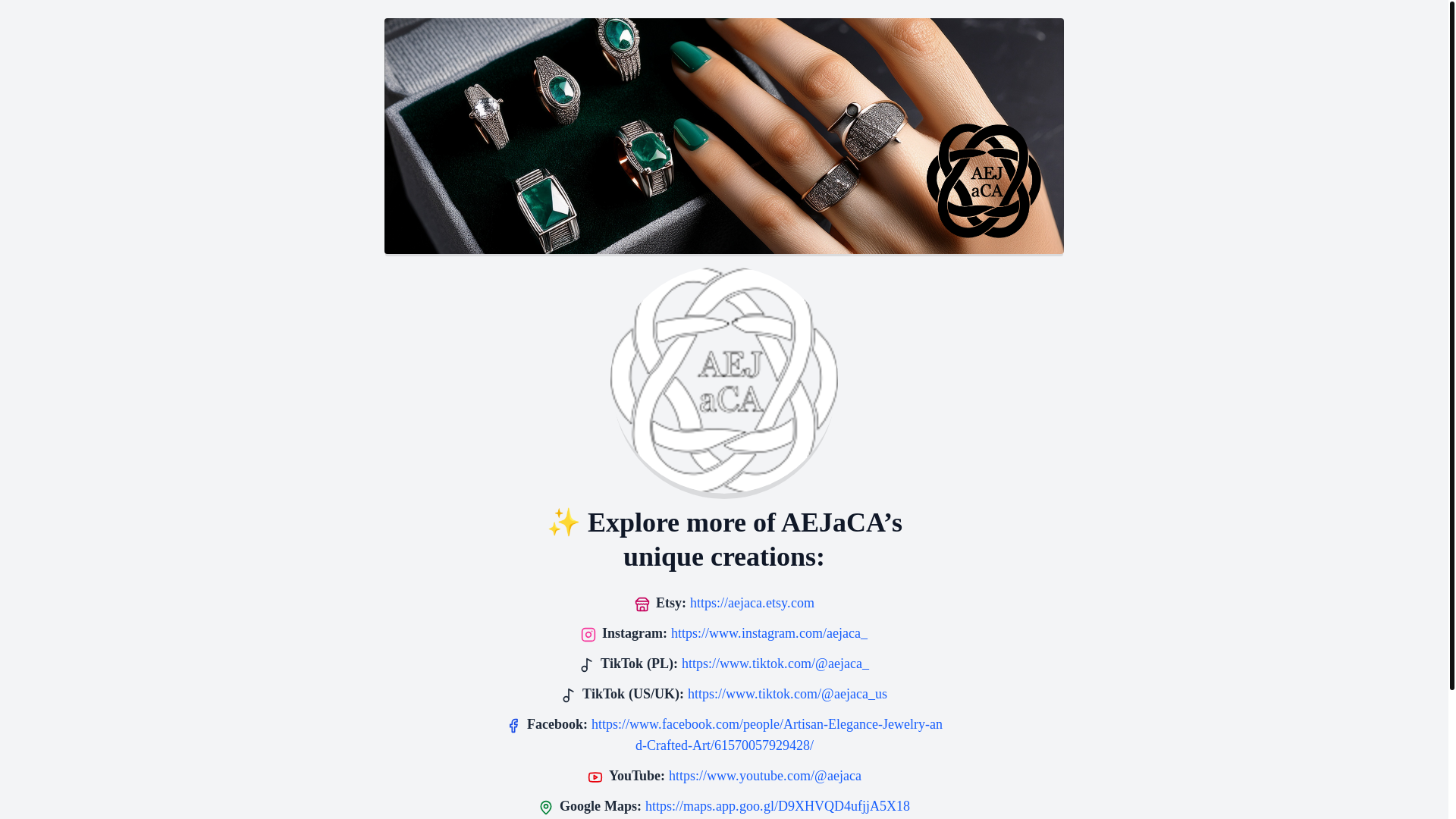 website screenshot of https://aejaca-site.pages.dev/