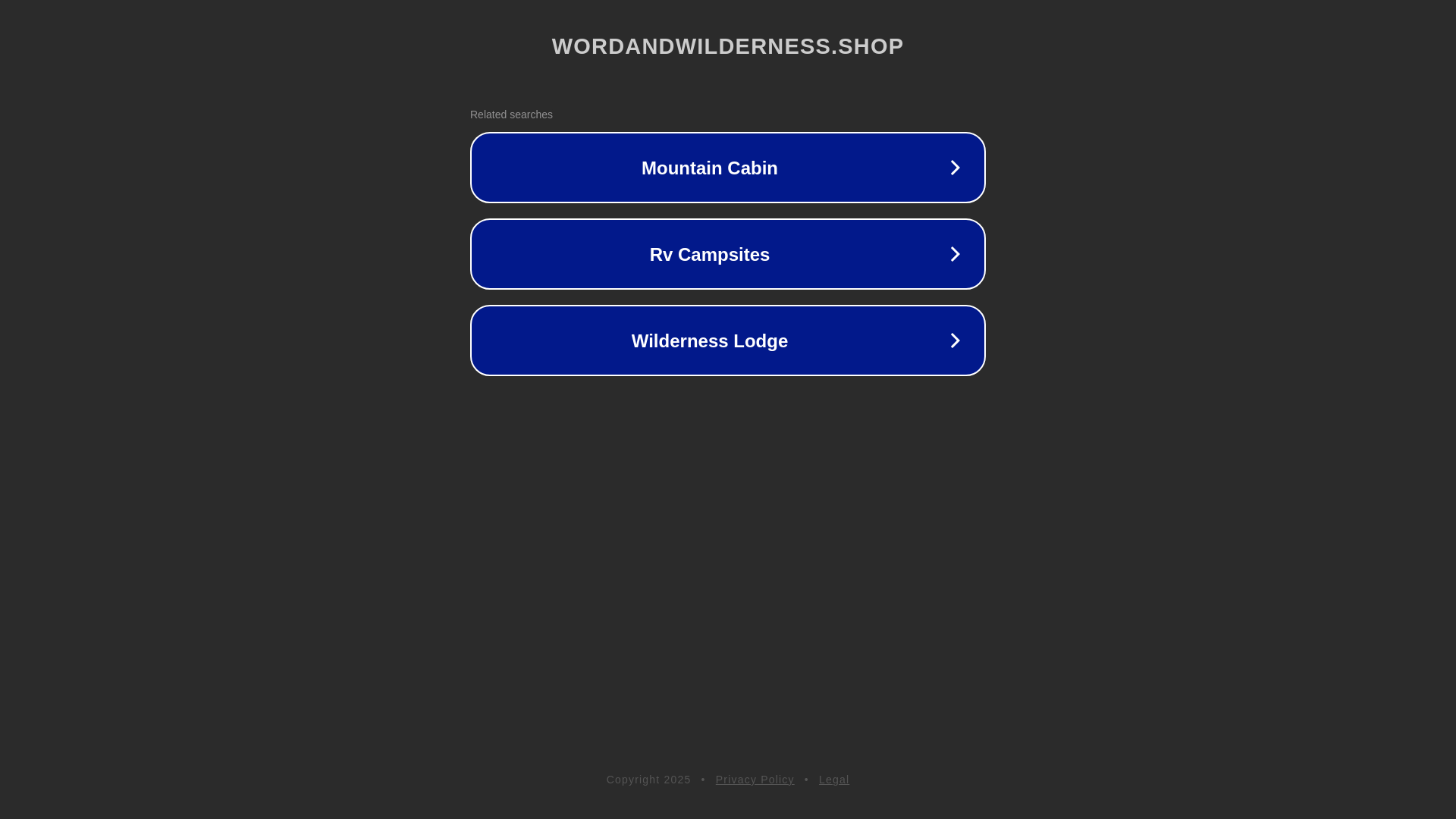 website screenshot of https://wordandwilderness.shop/