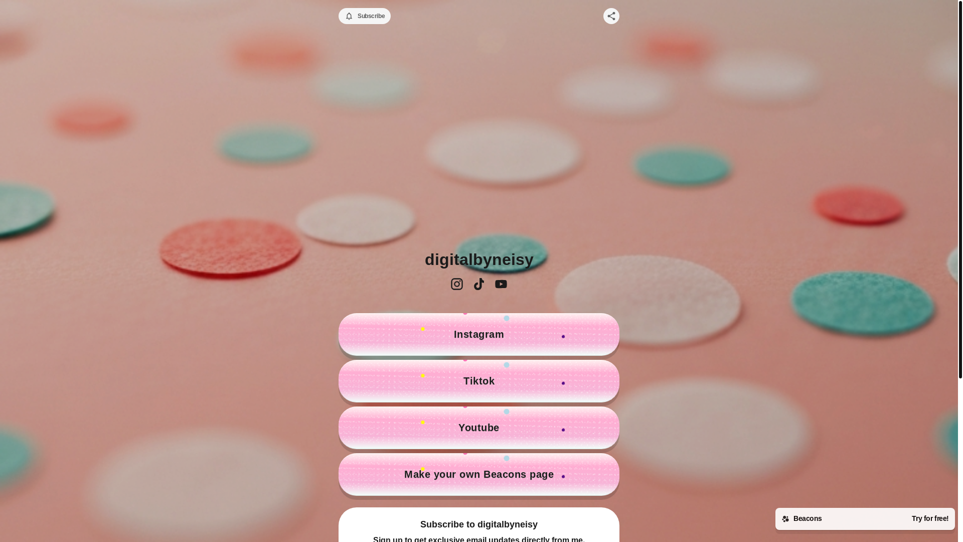 website screenshot of https://digitalbyneisy.com/