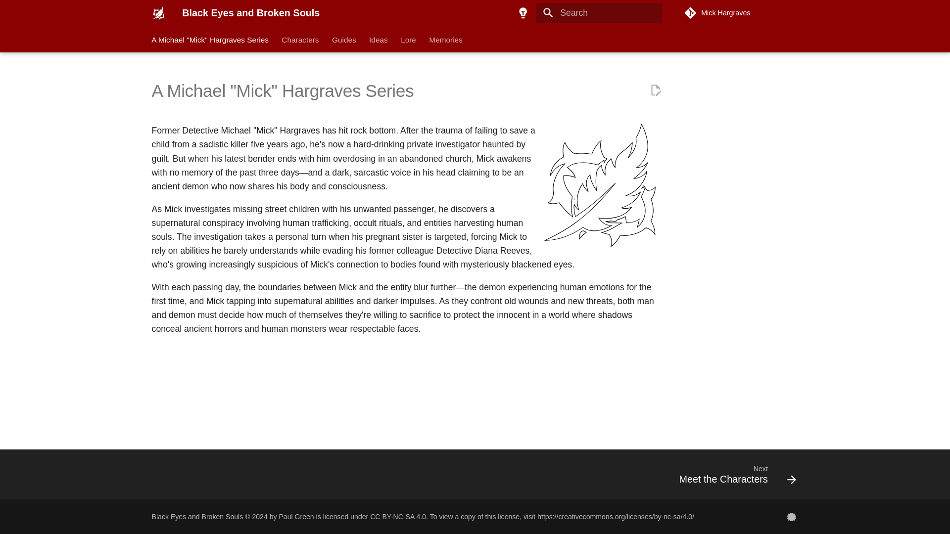 website screenshot of https://mickhargraves.pages.dev/