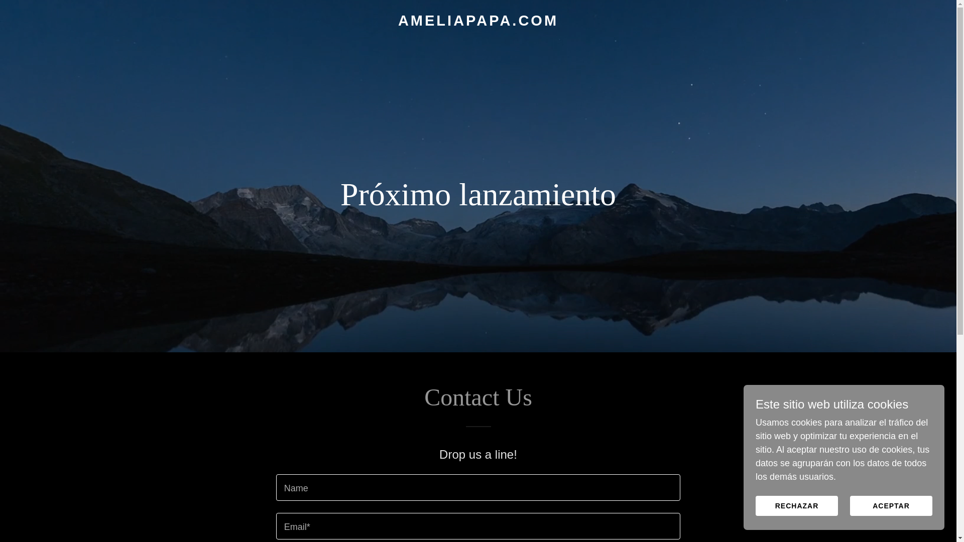 website screenshot of https://ameliapapa.com/
