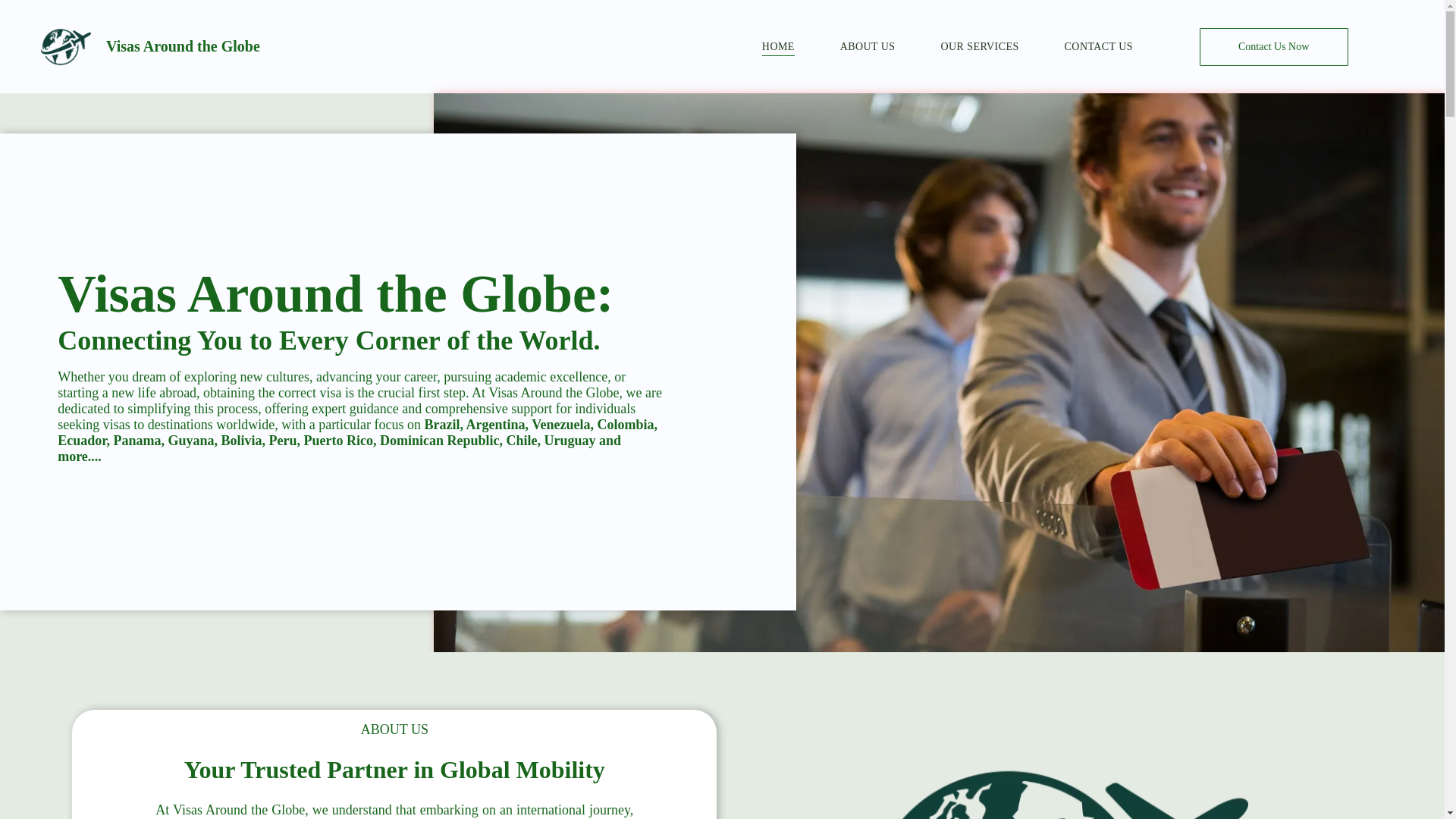 website screenshot of https://visasaroundthe.world/