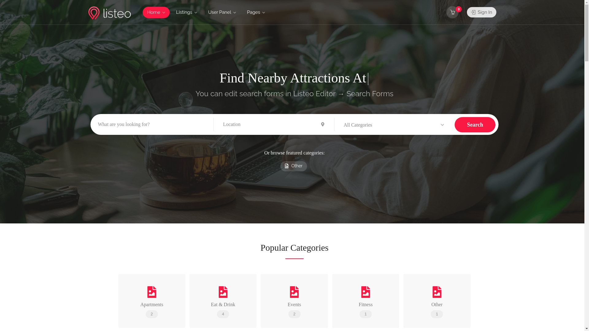 website screenshot of https://andomus.gr/