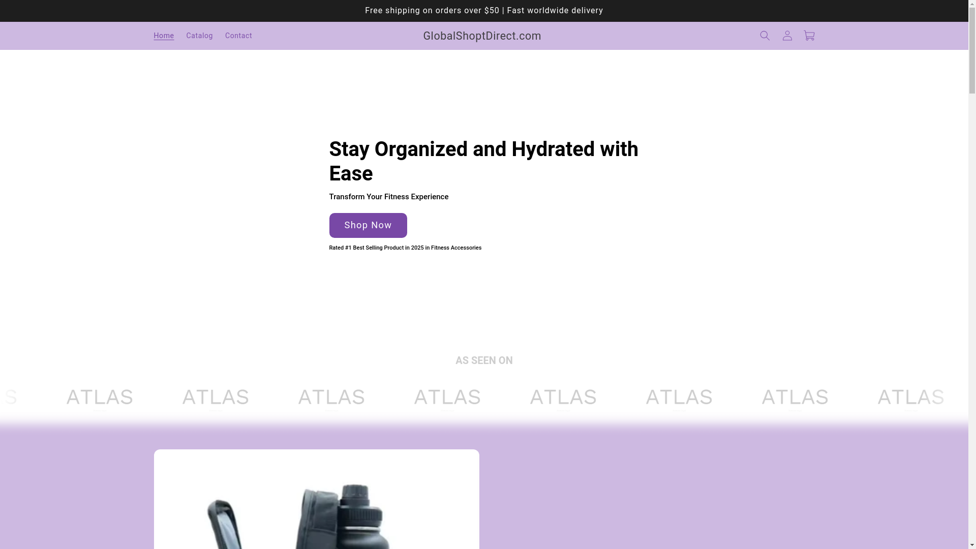 website screenshot of https://globalshopdirect21.com/