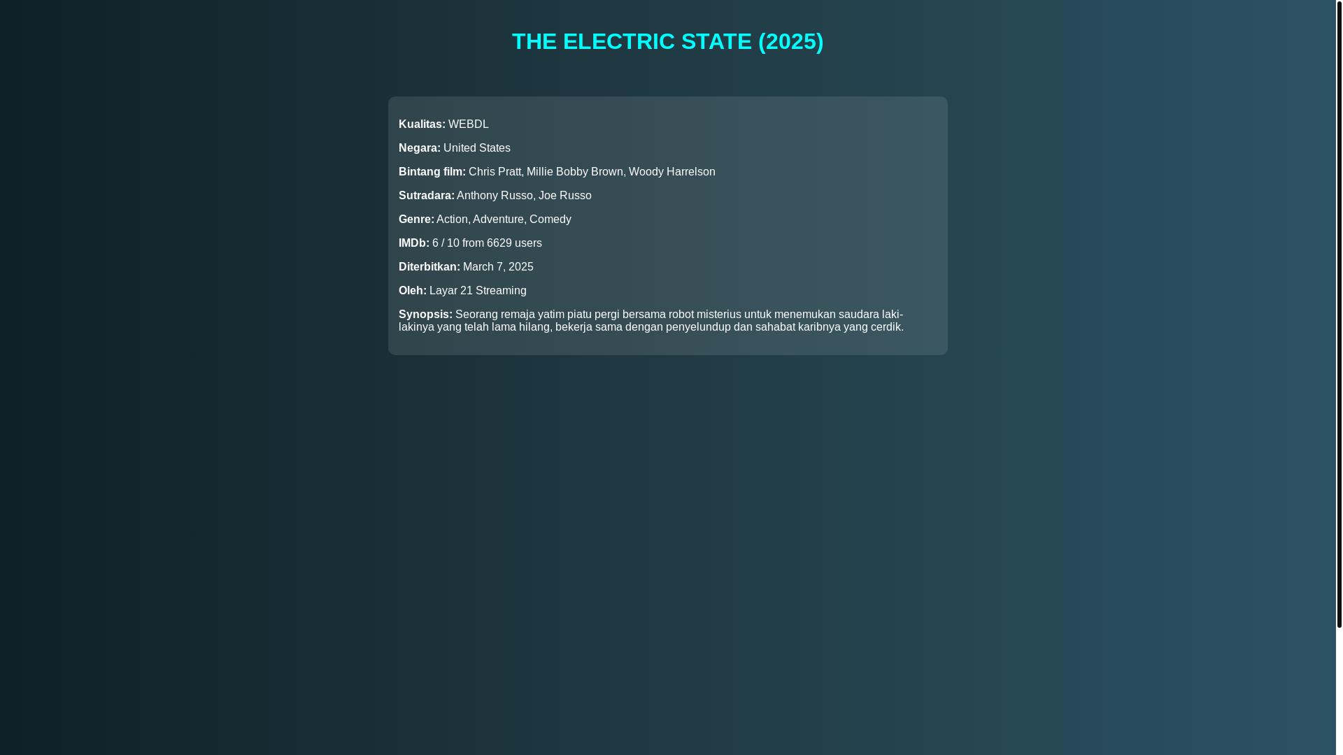 website screenshot of https://theelectricstate.pages.dev/