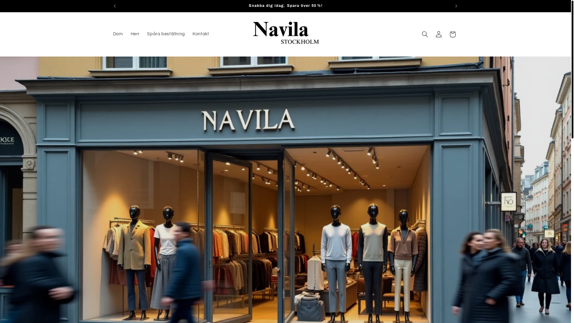 website screenshot of https://navila-mode.com/