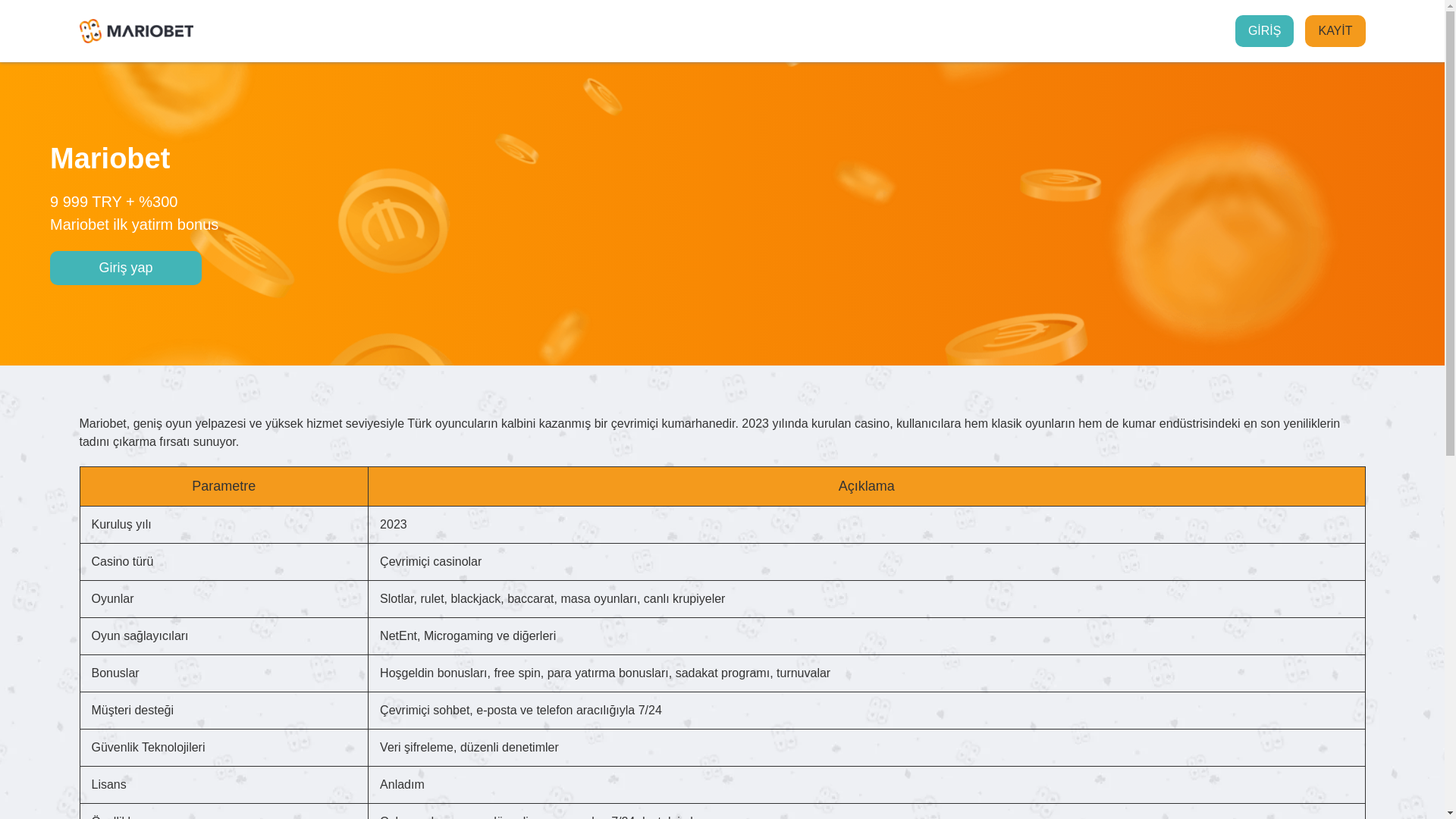 website screenshot of https://mariobet-turkey.online/