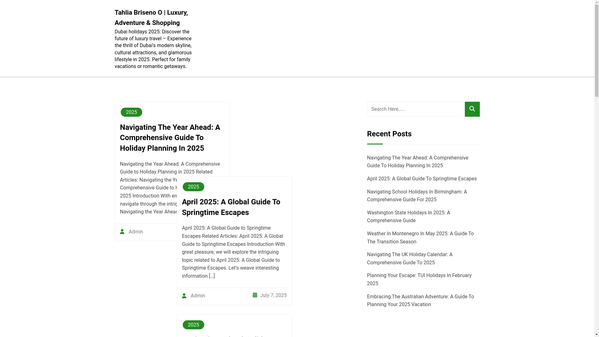 website screenshot of https://tahliabrisenoo.pages.dev/