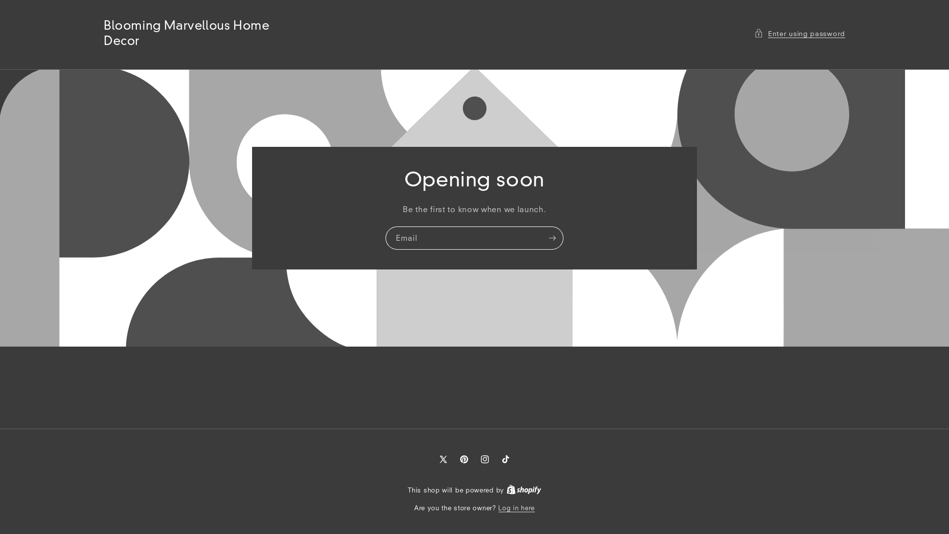 website screenshot of https://bloomingmarvellous.shop/
