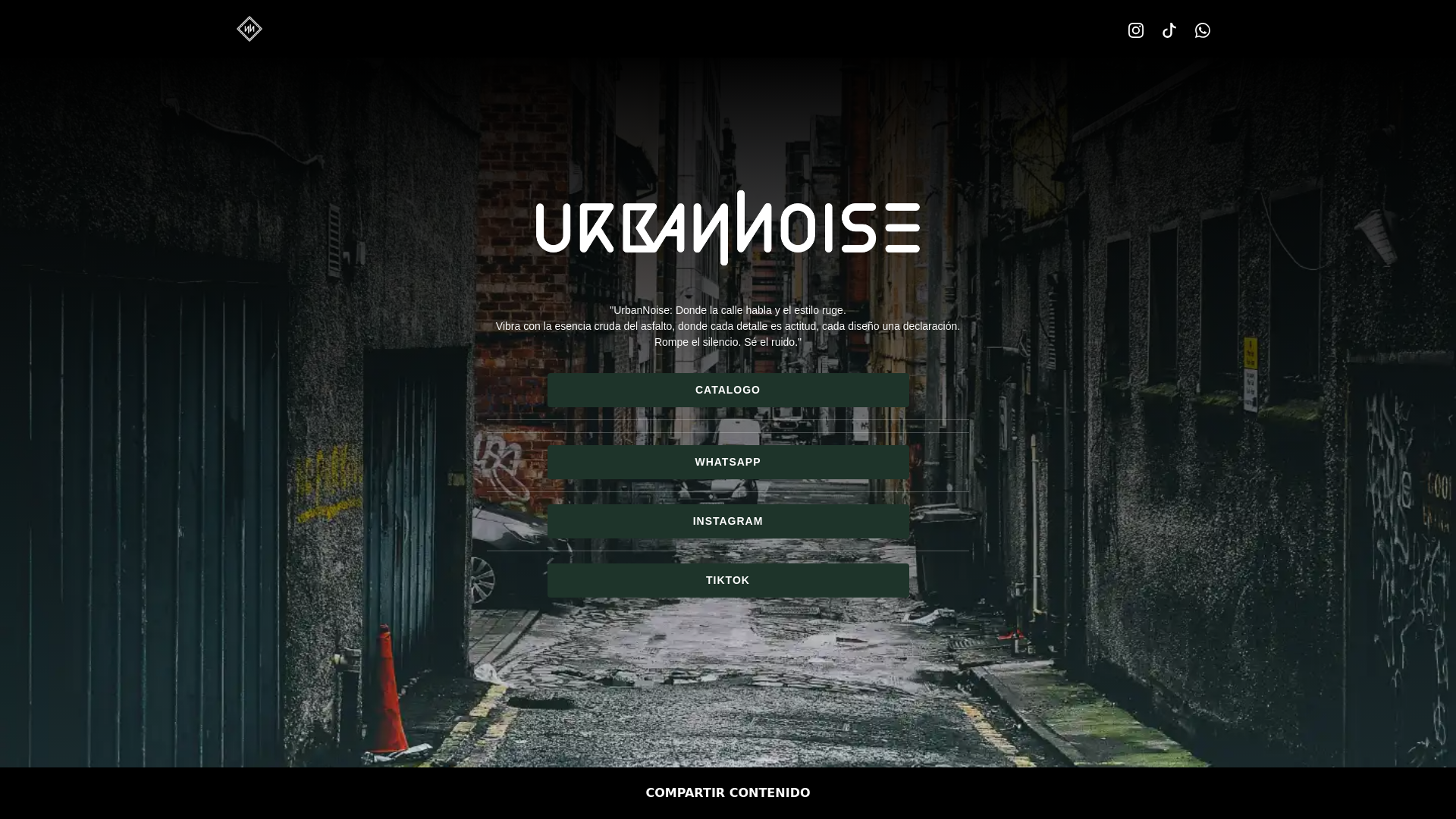 website screenshot of https://urbannoise-link.pages.dev/