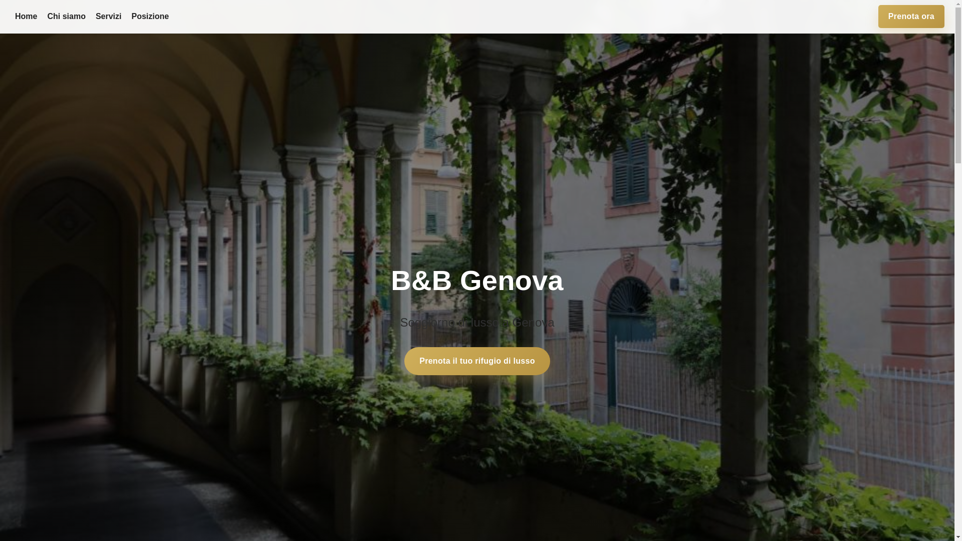 website screenshot of https://bandbgenova.top/