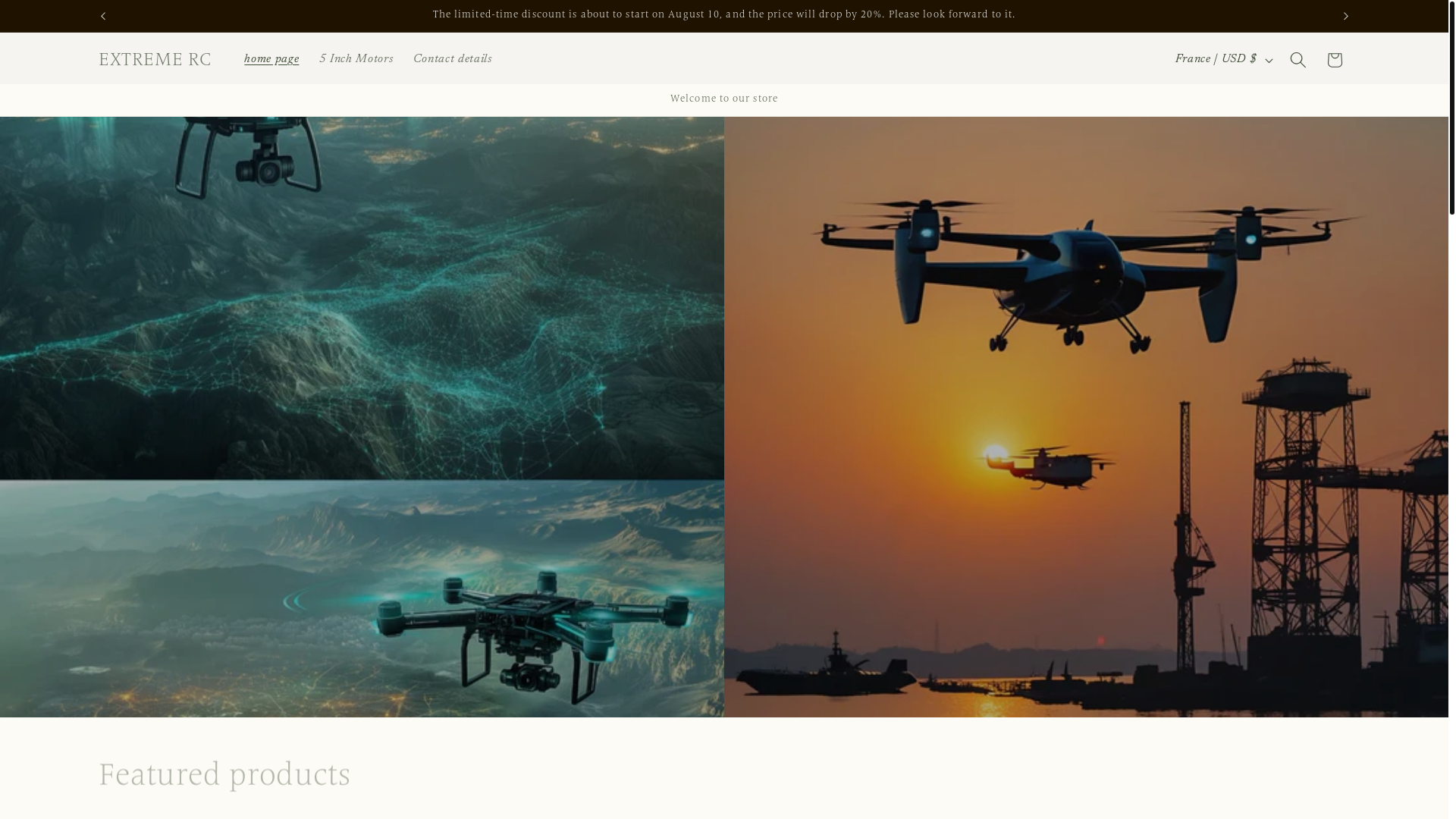 website screenshot of https://extremerc.top/