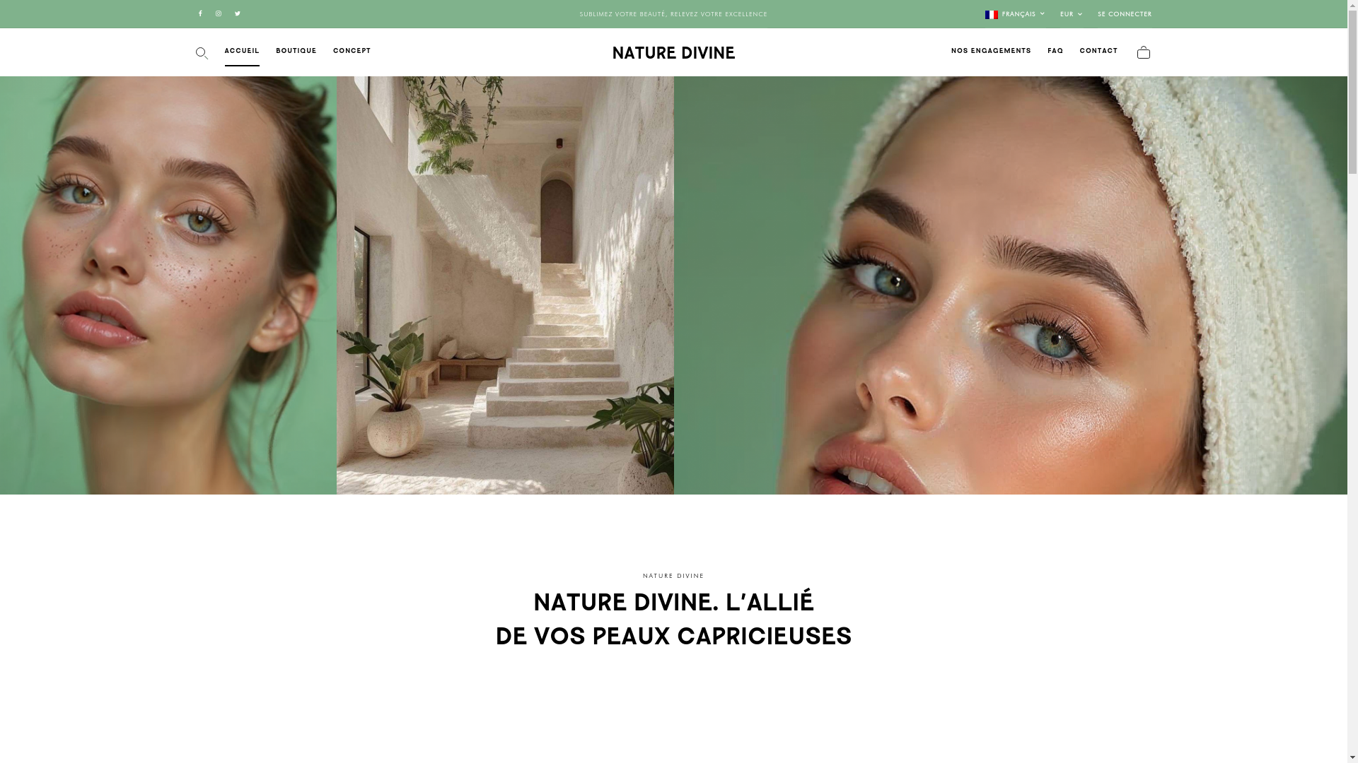 website screenshot of https://goldentiffany.fr/
