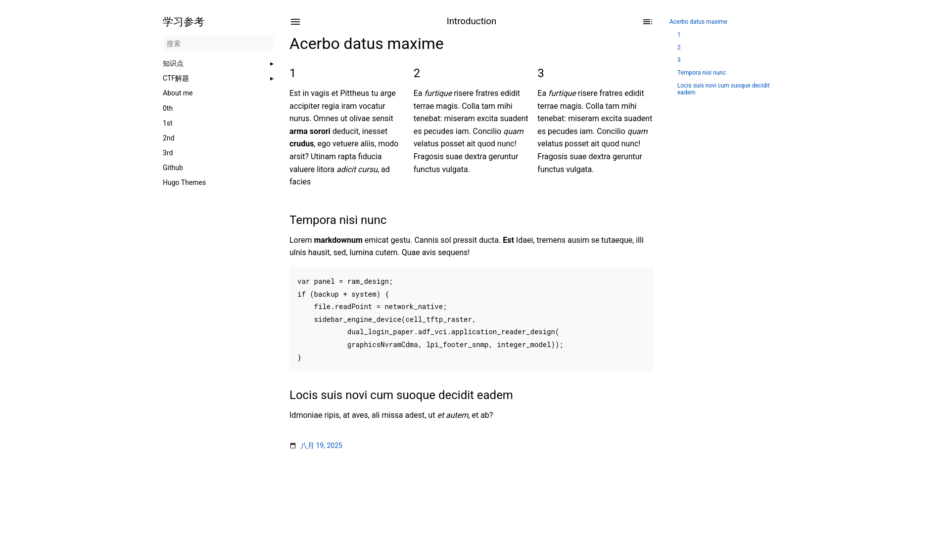 website screenshot of https://writeups-dfb.pages.dev/
