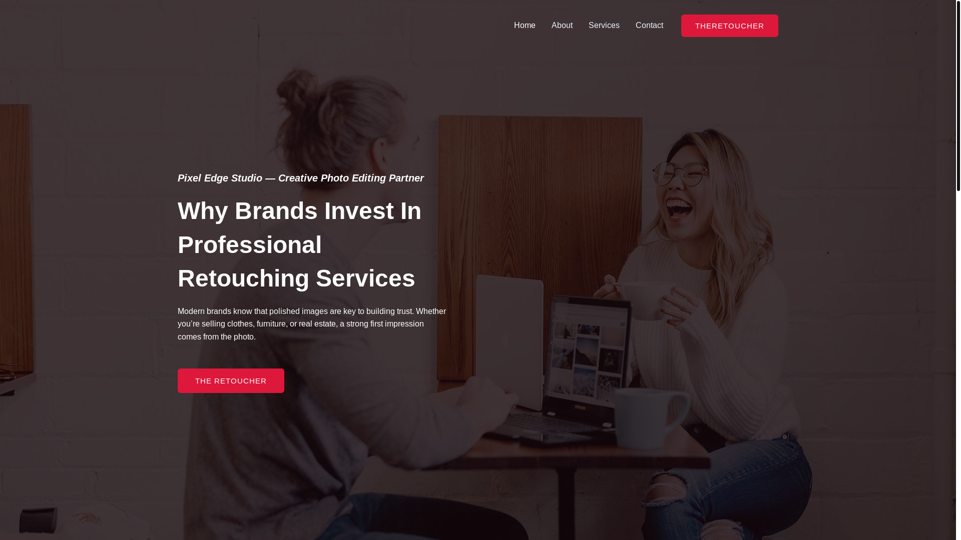 website screenshot of https://pixeledgestudio.live/