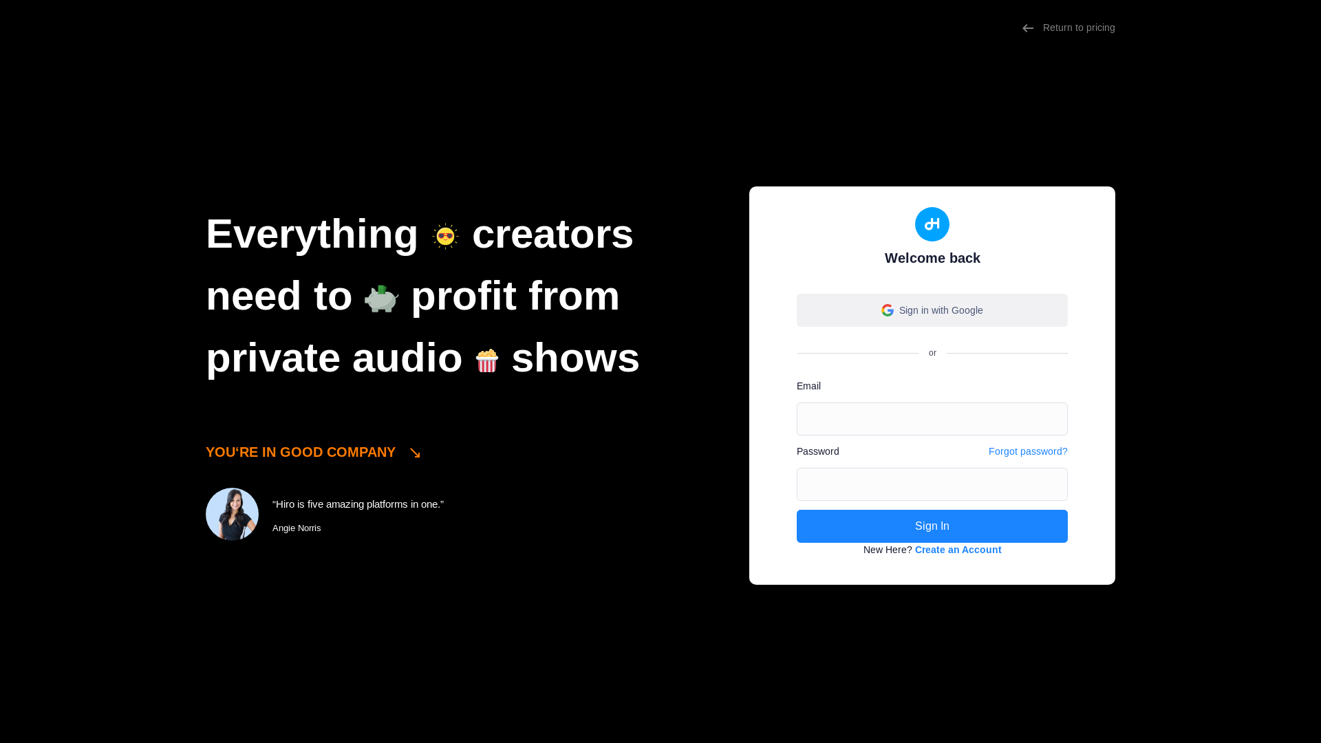 website screenshot of https://migraineclaritystudio.com/