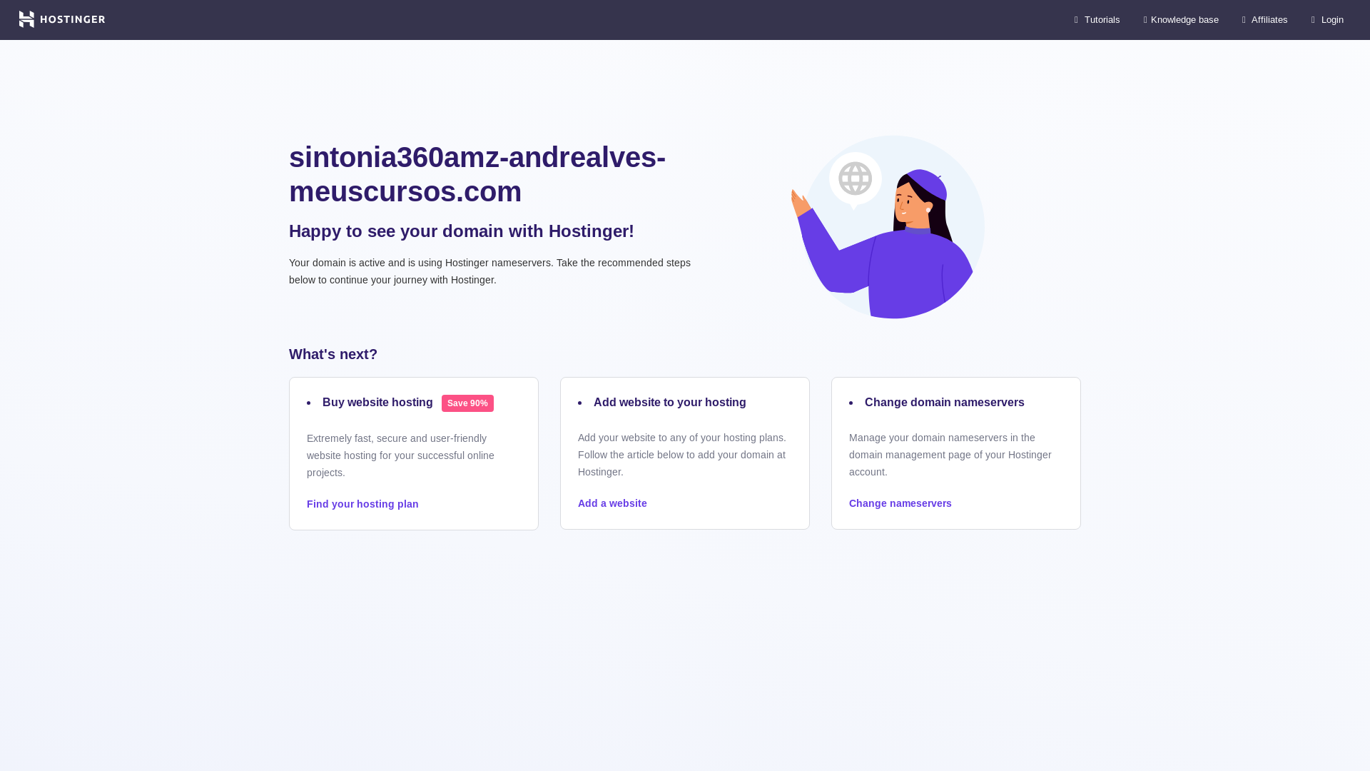 website screenshot of https://sintonia360amz-andrealves-meuscursos.com/