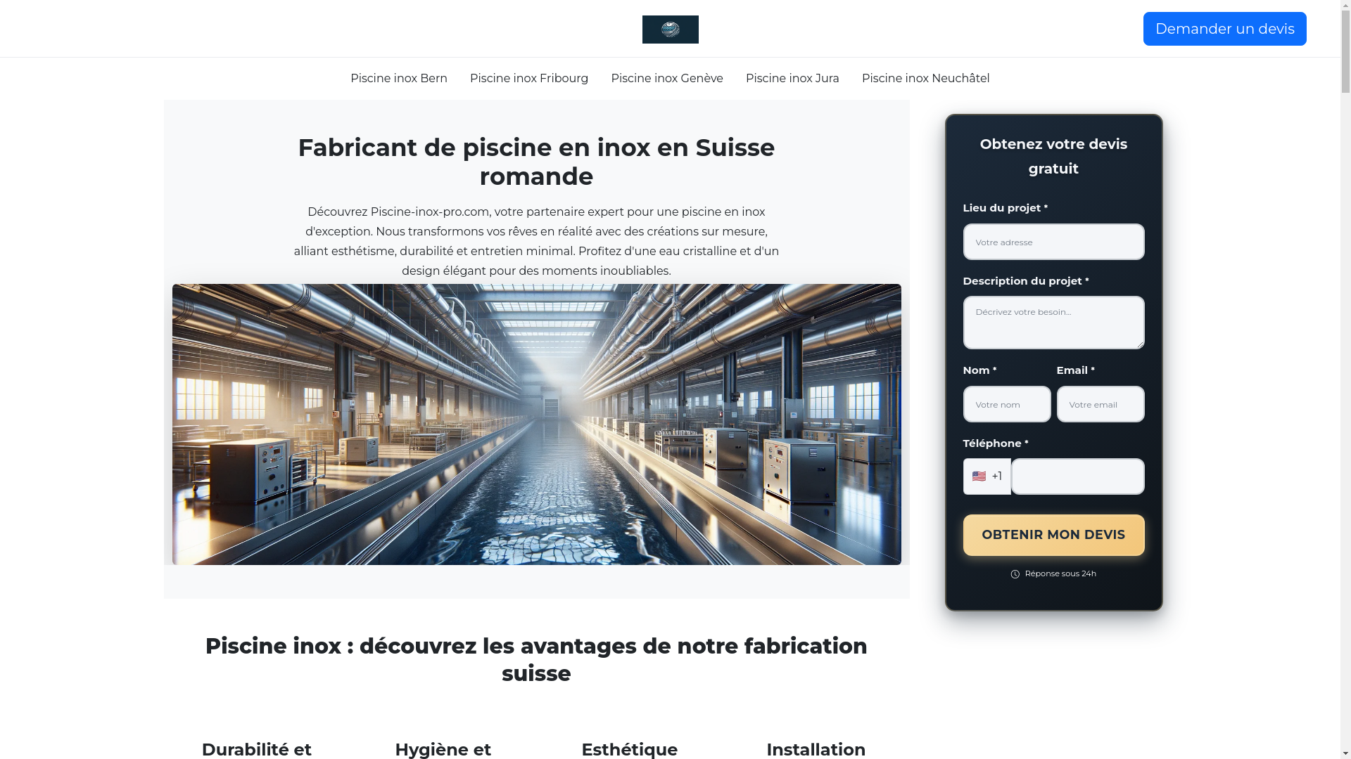 website screenshot of https://piscine-inox-pro-com.pages.dev/