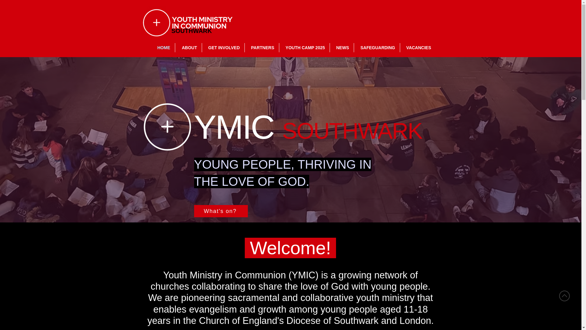 website screenshot of https://ymic-southwark.org/