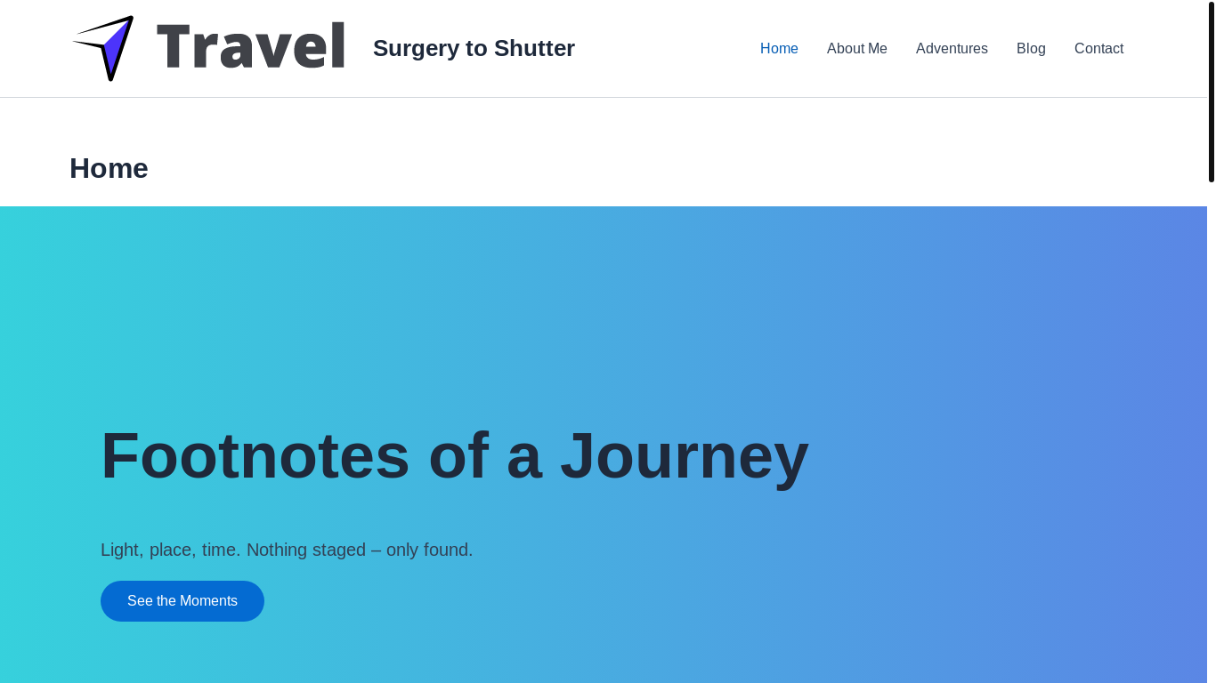 website screenshot of https://surgerytoshutter.com/