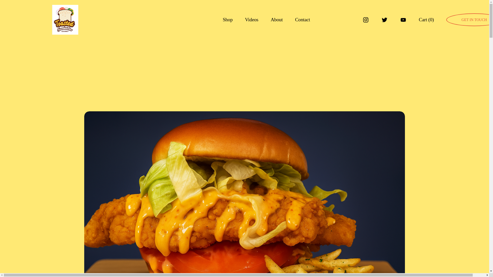 website screenshot of https://toastedgourmetsandwiches.com/