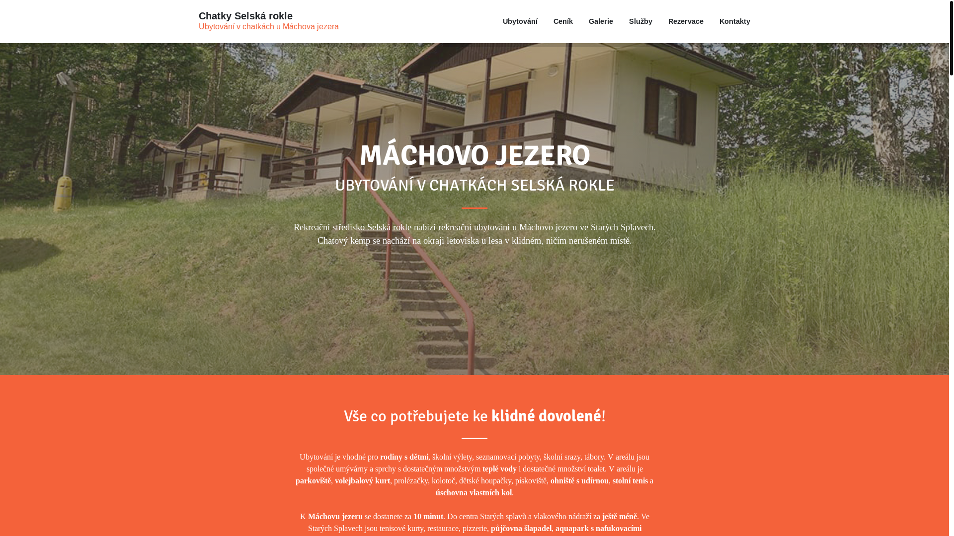 website screenshot of https://chatky-selska-rokle.pages.dev/