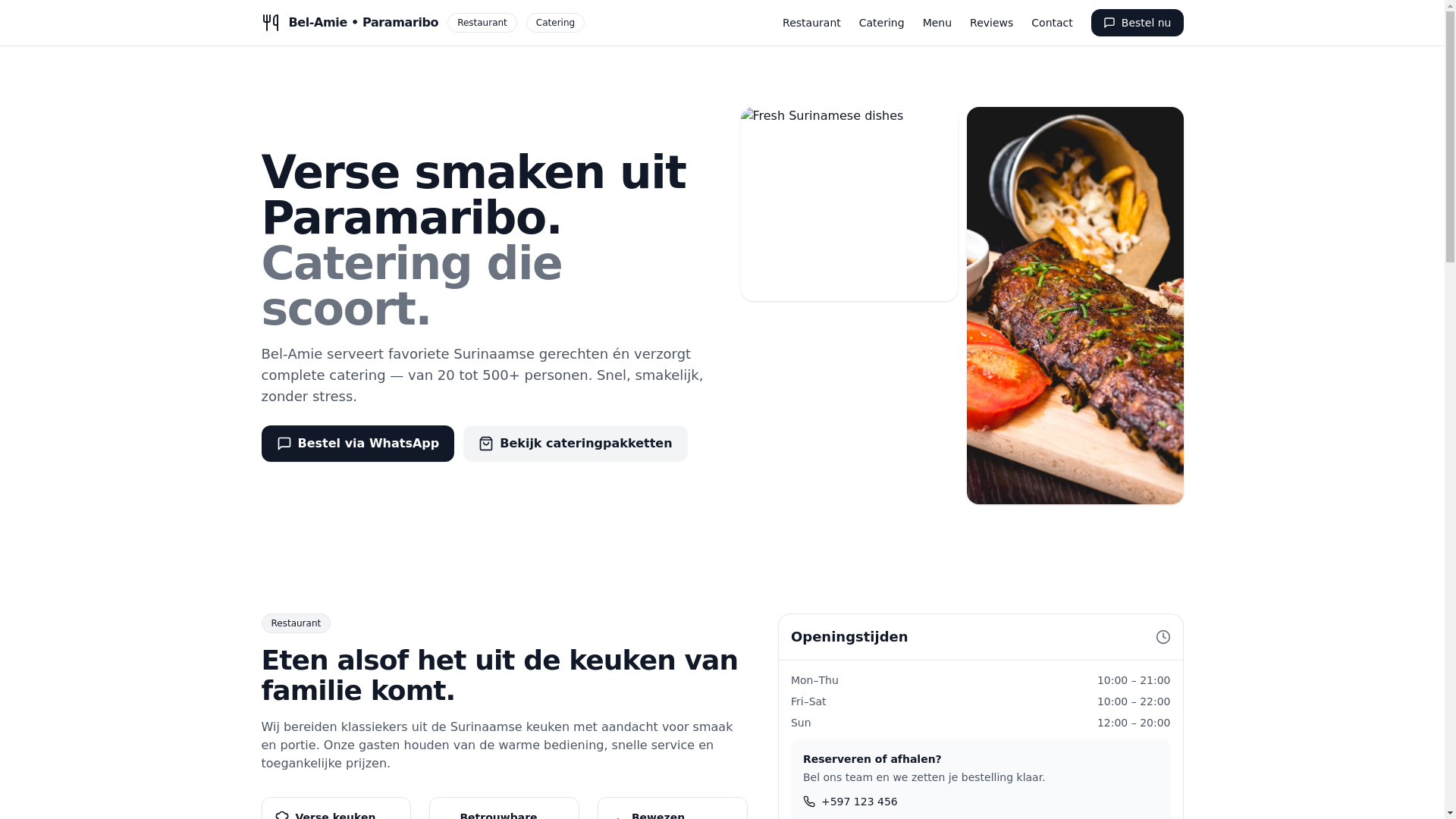 website screenshot of https://belamie.pages.dev/