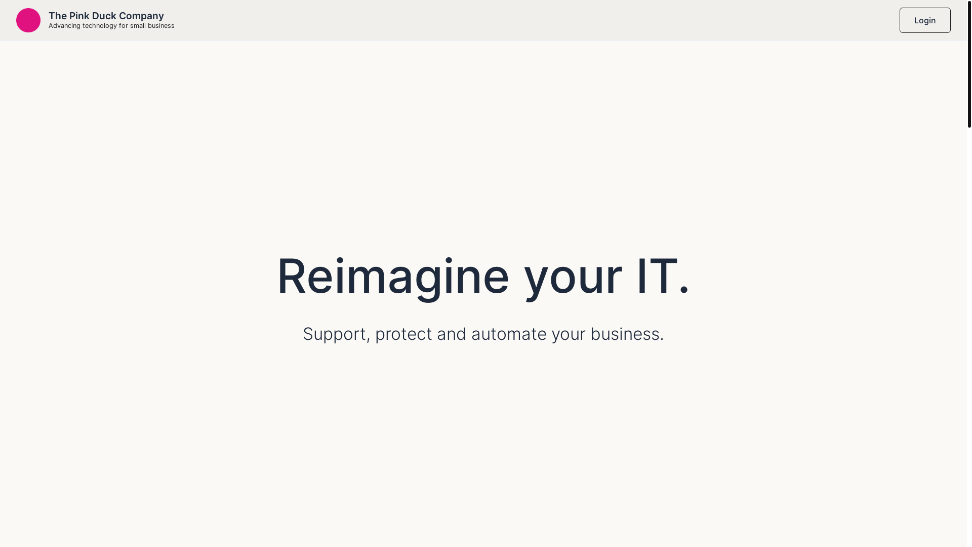 website screenshot of https://service-pinkduckcompany-com.pages.dev/