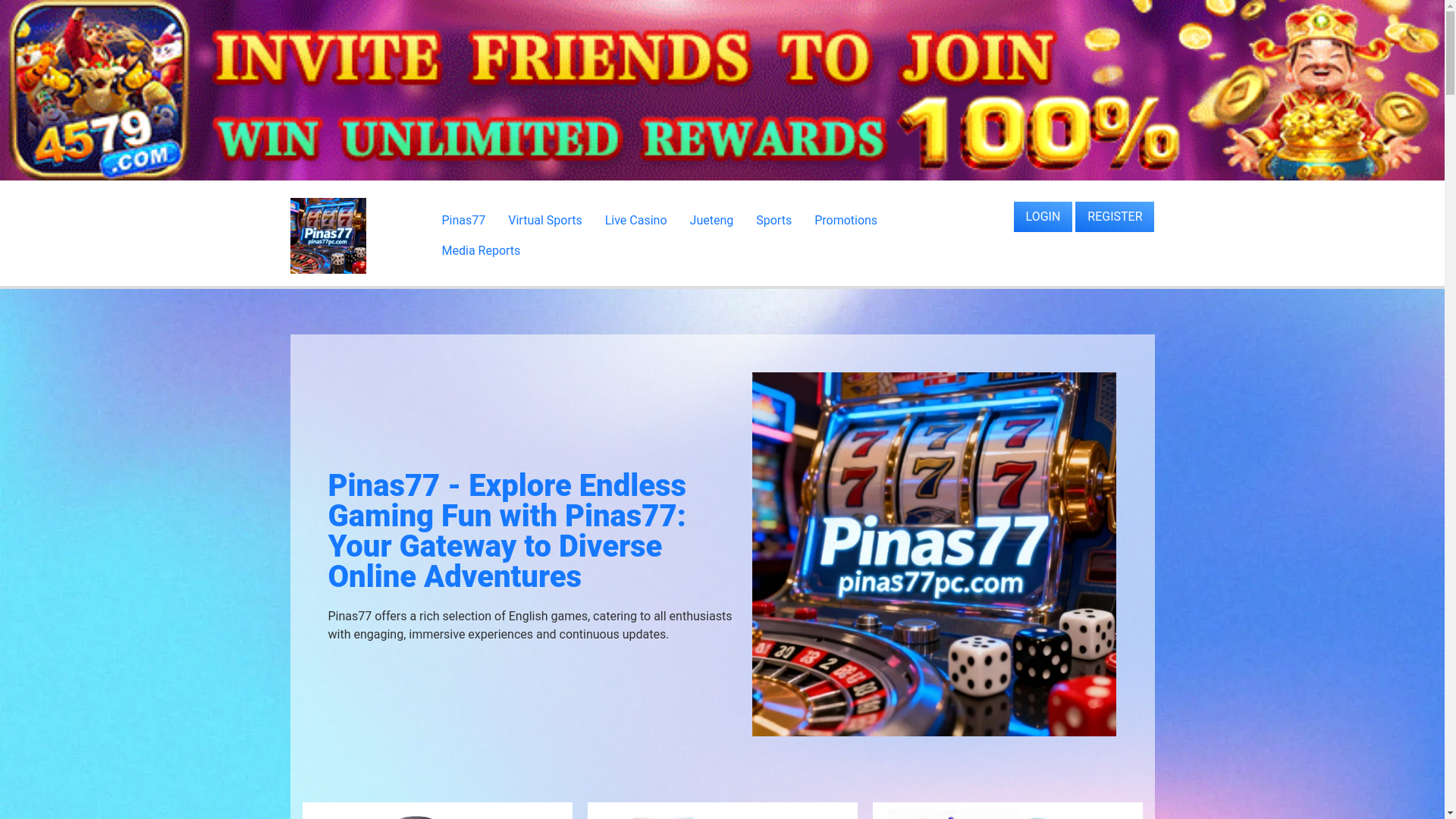 website screenshot of https://pinas77pc.com/