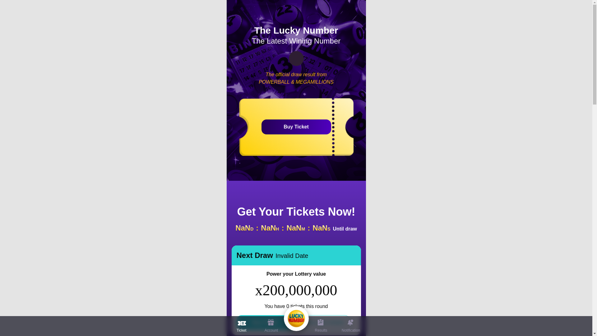 website screenshot of https://lucky-number-tma.pages.dev/