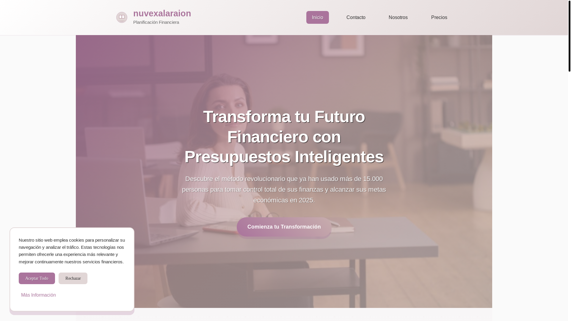 website screenshot of https://nuvexalaraion.com/
