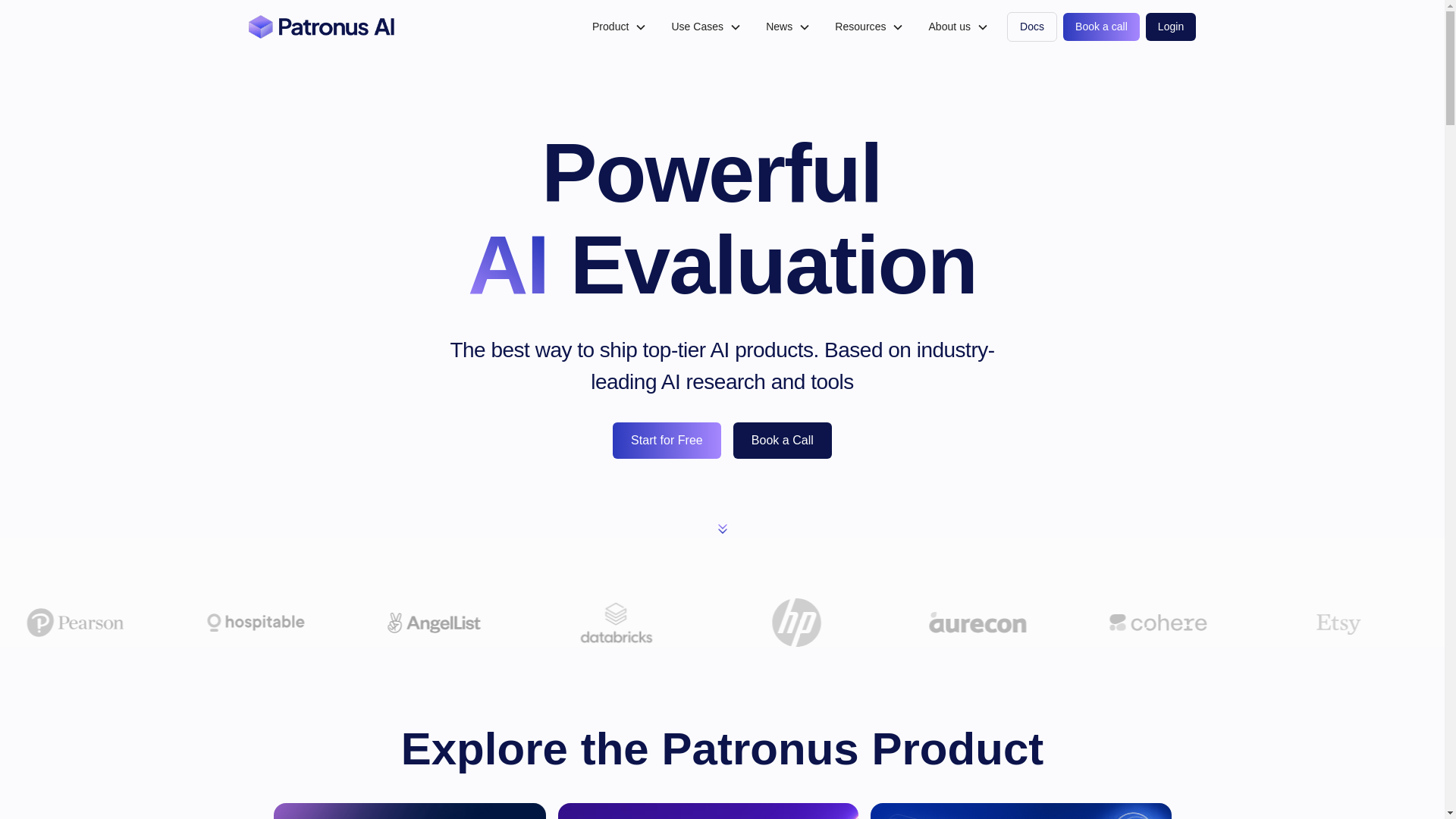 website screenshot of https://patronus.to/