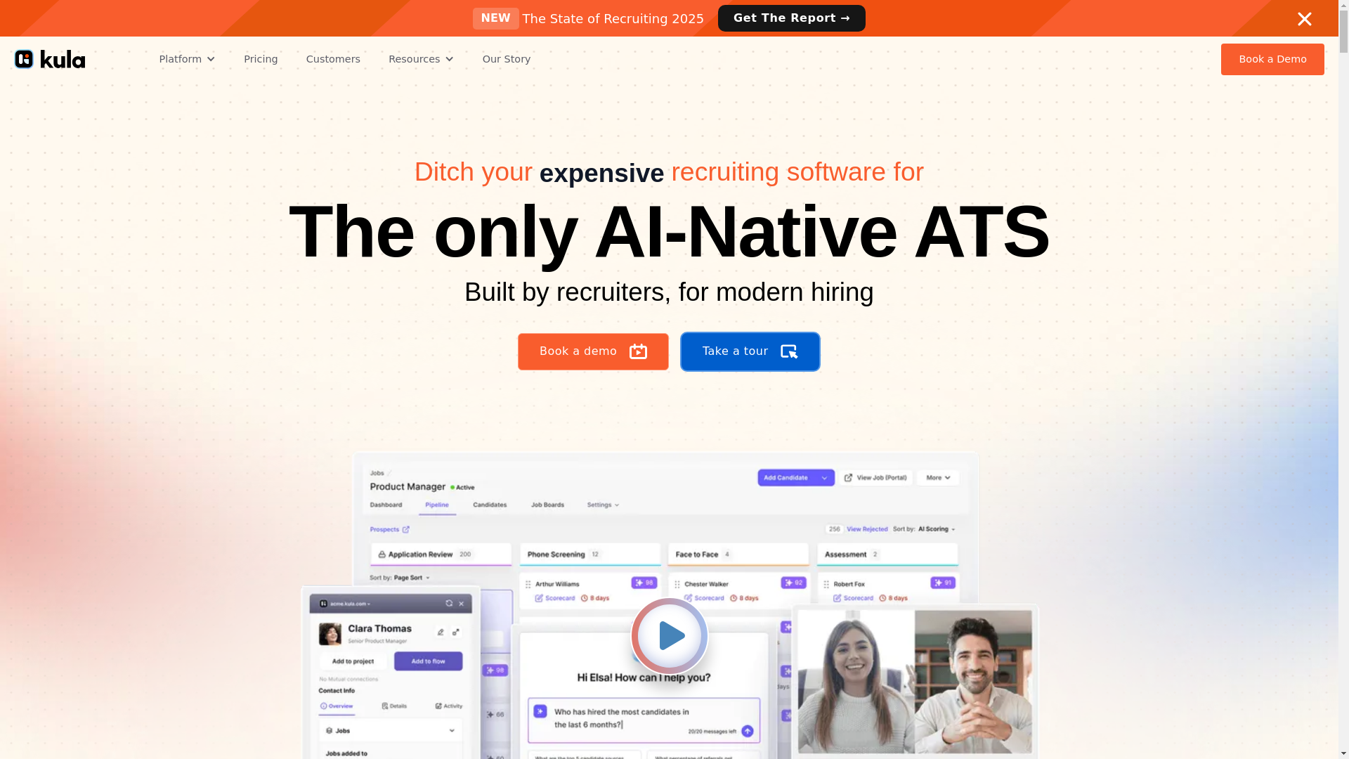 website screenshot of https://kula.to/