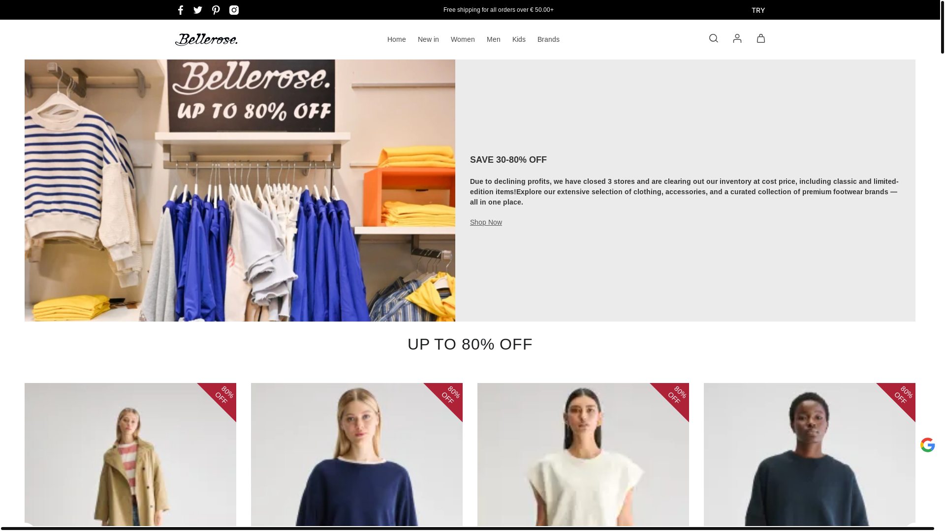 website screenshot of https://hoganretailstore.com/