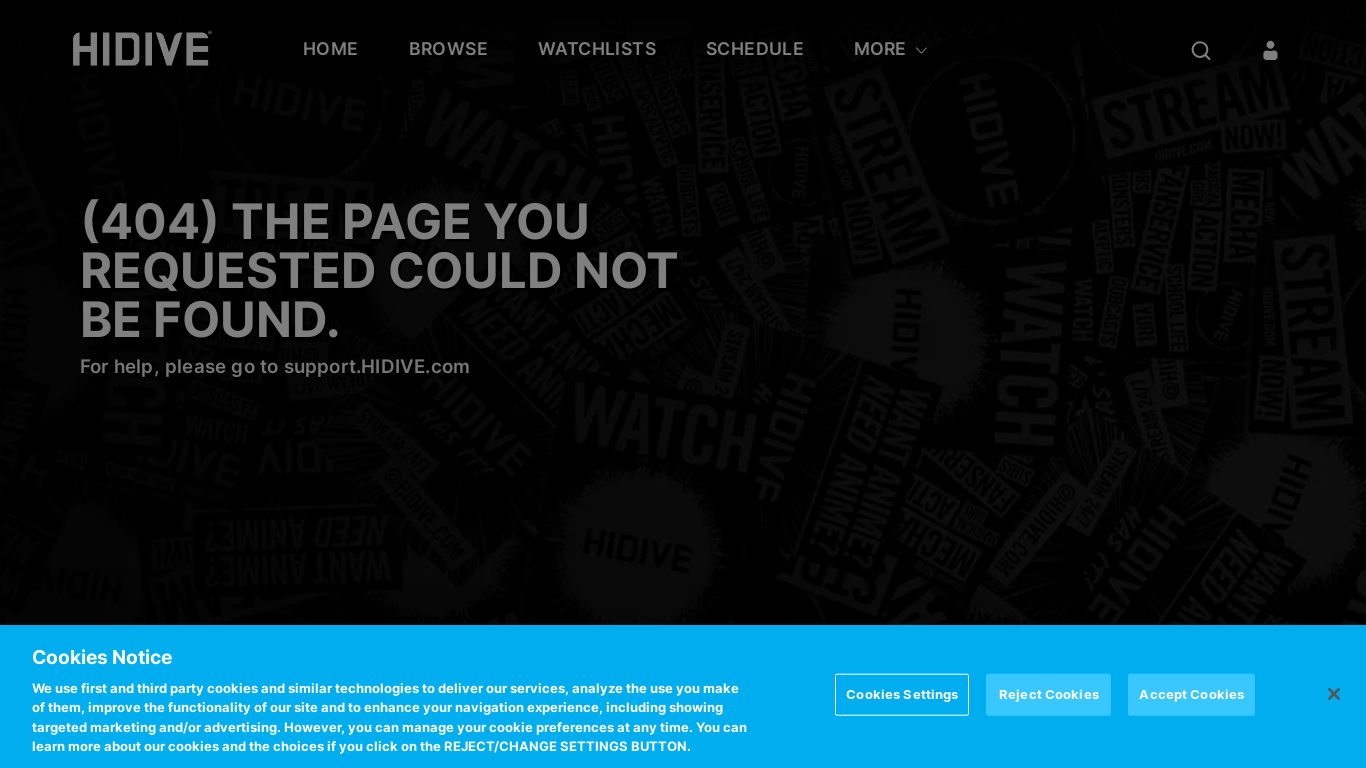 website screenshot of https://www.hidive.com/stream/land-of-the-lustrous/s01e001